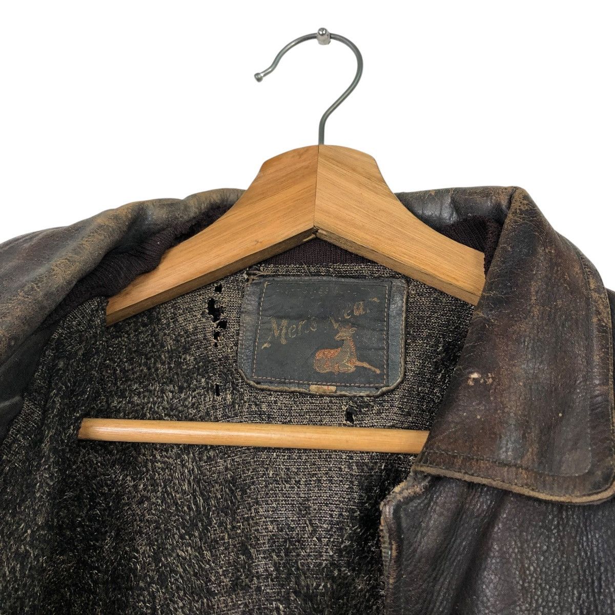 Aero Leathers 🔥TRUE VINTAGE 80’s LEATHER JACKET BLANKET RIDER HORSE Size US M / EU 48-50 / 2 - 8 Thumbnail