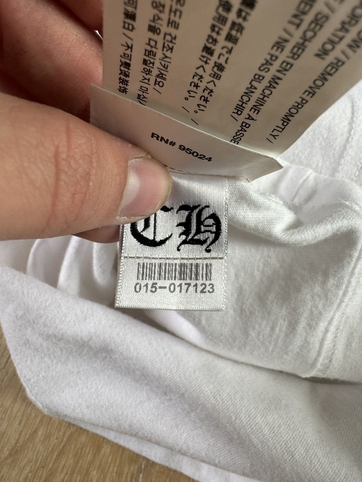 Chrome Hearts Chrome Hearts Plus Pocket Tee Size US S / EU 44-46 / 1 - 11 Thumbnail