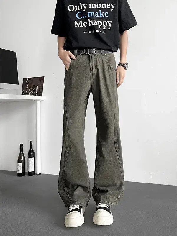 Japanese Brand Retro loose high street wide leg jeans Size US 32 / EU 48 - 1 Thumbnail