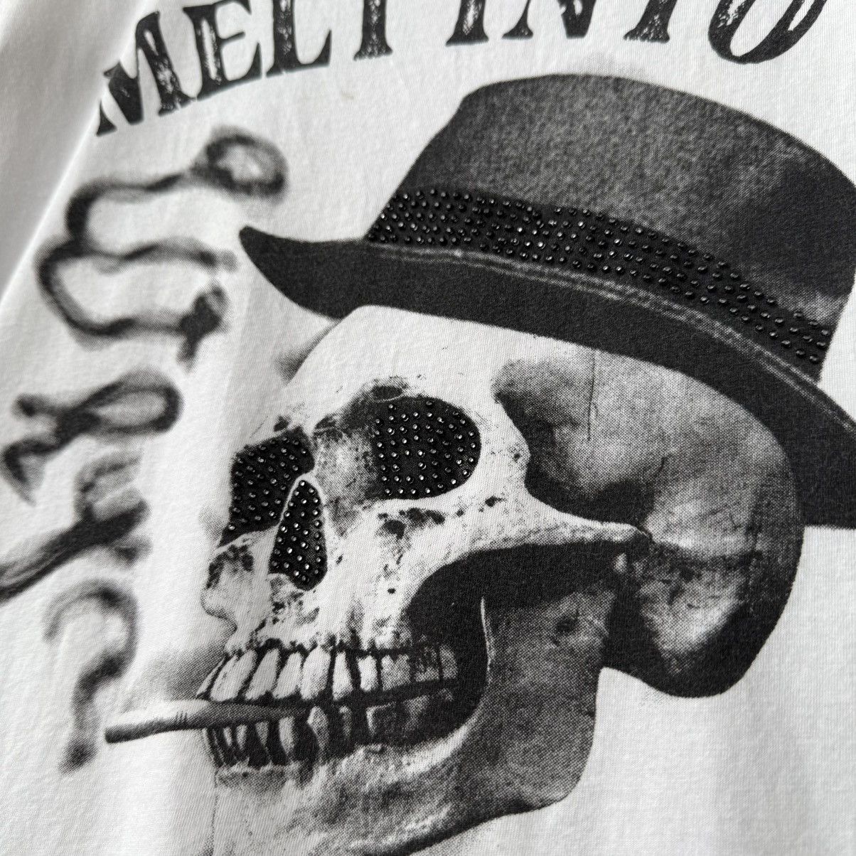 Japanese Brand Emo Grunge Zelos Skull Distressed Shirt Size M / US 6-8 / IT 42-44 - 8 Thumbnail
