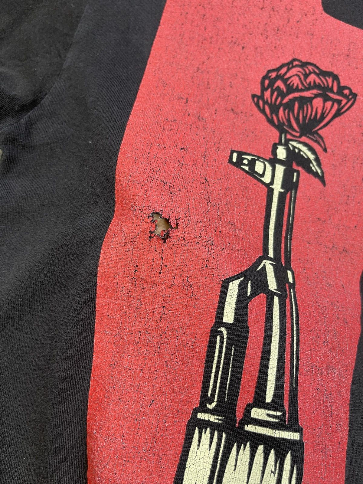 Obey Vintage Obey Peace Guard Graphic Tee Shirt Size US L / EU 52-54 / 3 - 3 Thumbnail