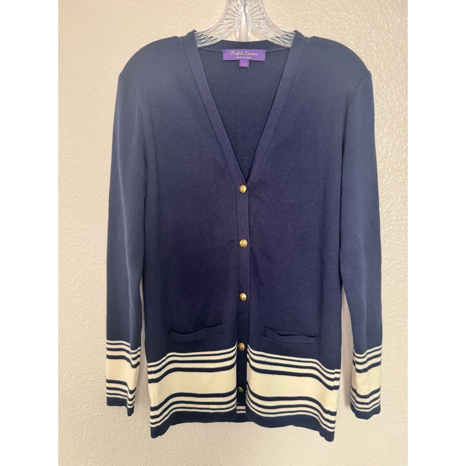 Ralph Lauren Purple Label Ralph Lauren Cotton-Cashmere Cardigan Size S Size S / US 4 / IT 40 - 4 Thumbnail
