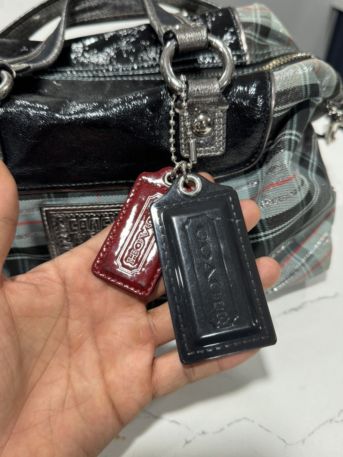 Coach Coach Poppy Tartan Plaid Satchel Bag w/ Hangtags Size ONE SIZE - 11 Thumbnail