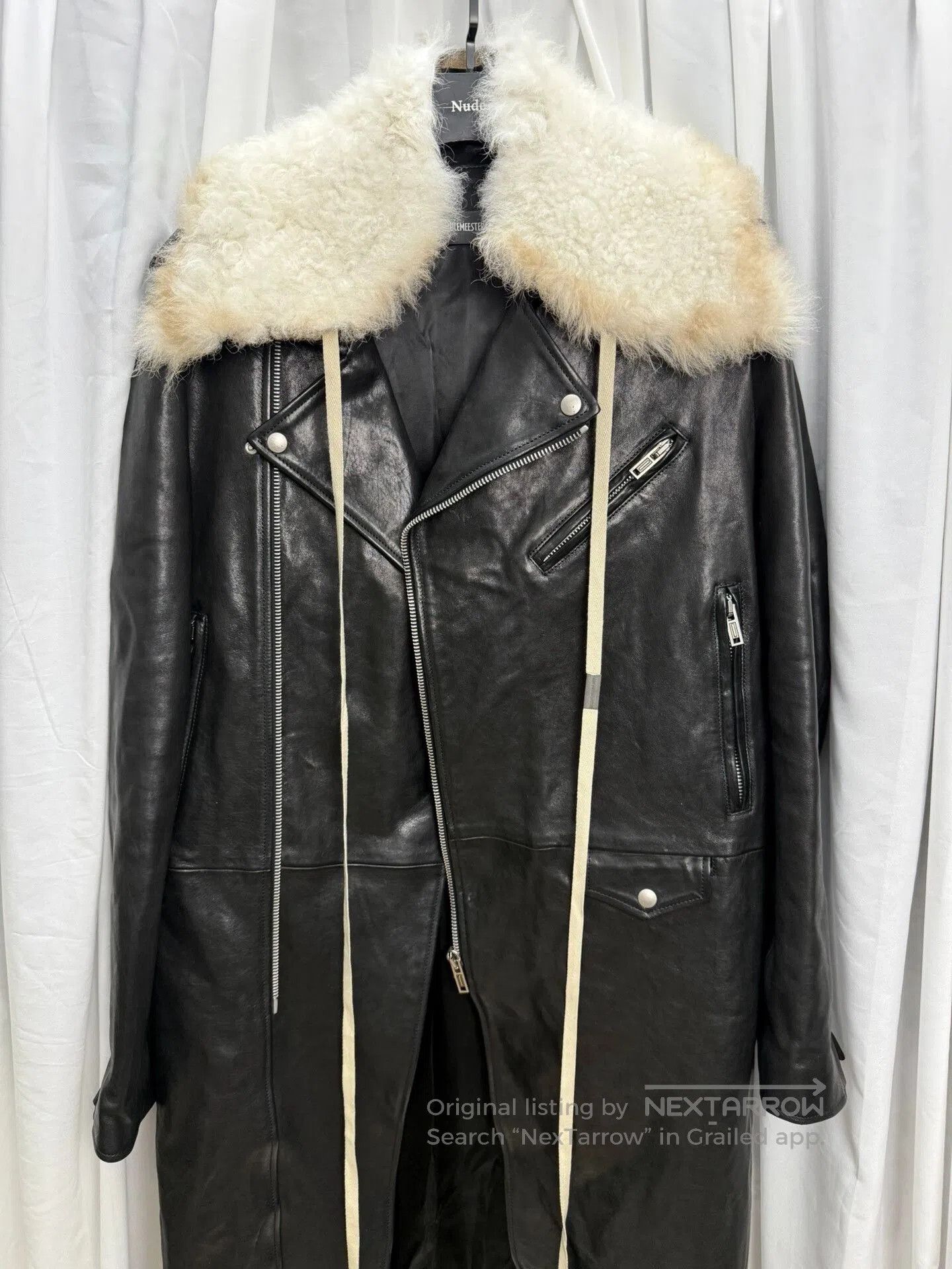 Ann Demeulemeester Ann Demeulemeester 24AW Long Biker Coat. Size US M / EU 48-50 / 2 - 9 Thumbnail
