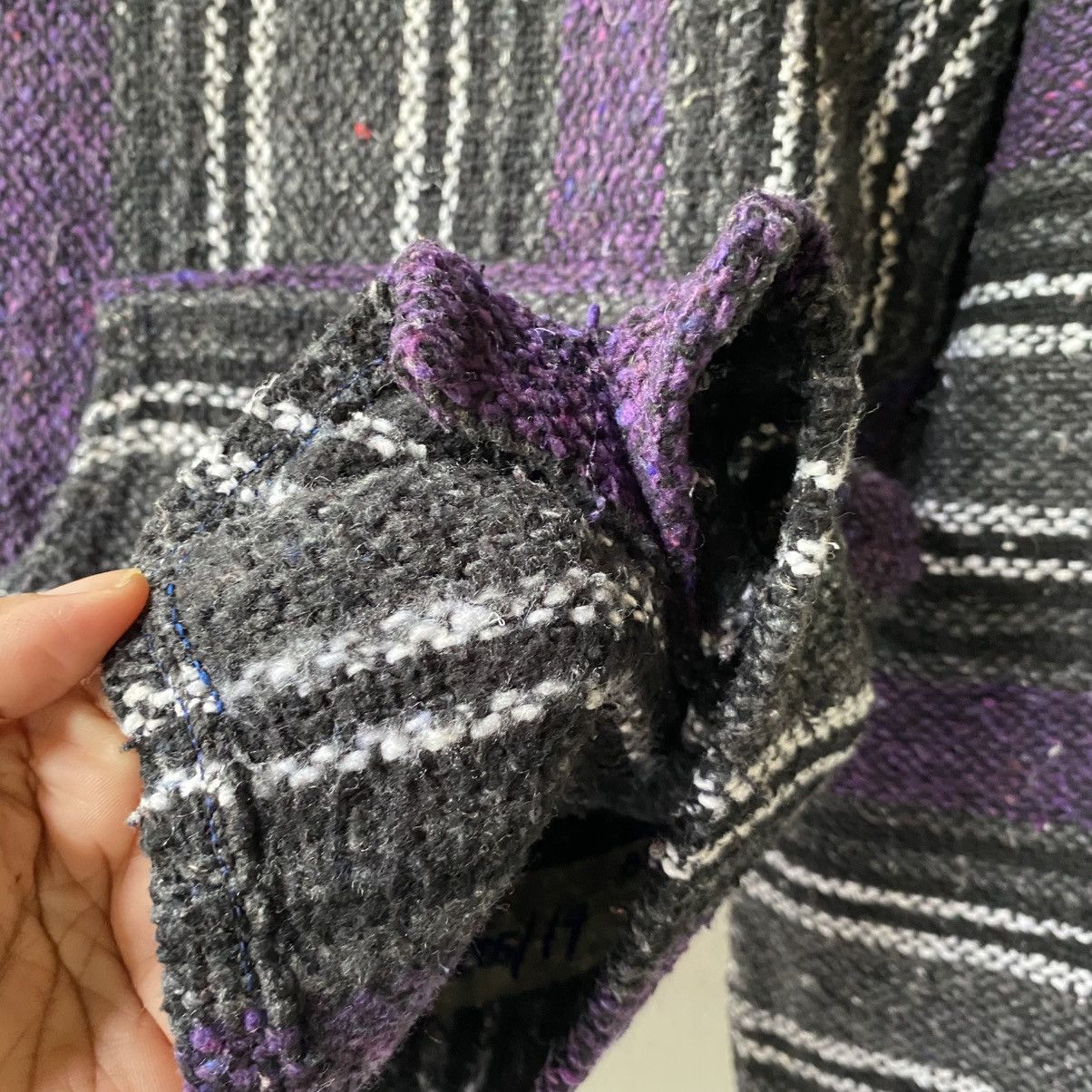 Vintage Black & Purple Striped Baja Hoodie Size US M / EU 48-50 / 2 - 6 Thumbnail