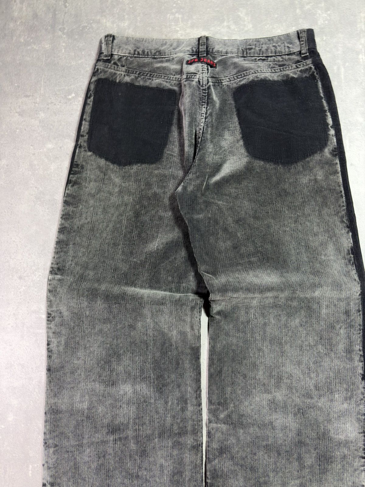 Jean Paul Gaultier Jean Paul Gaultier Corduroy Colorblock Sprayed Pants 36 Size US 36 / EU 52 - 13 Thumbnail