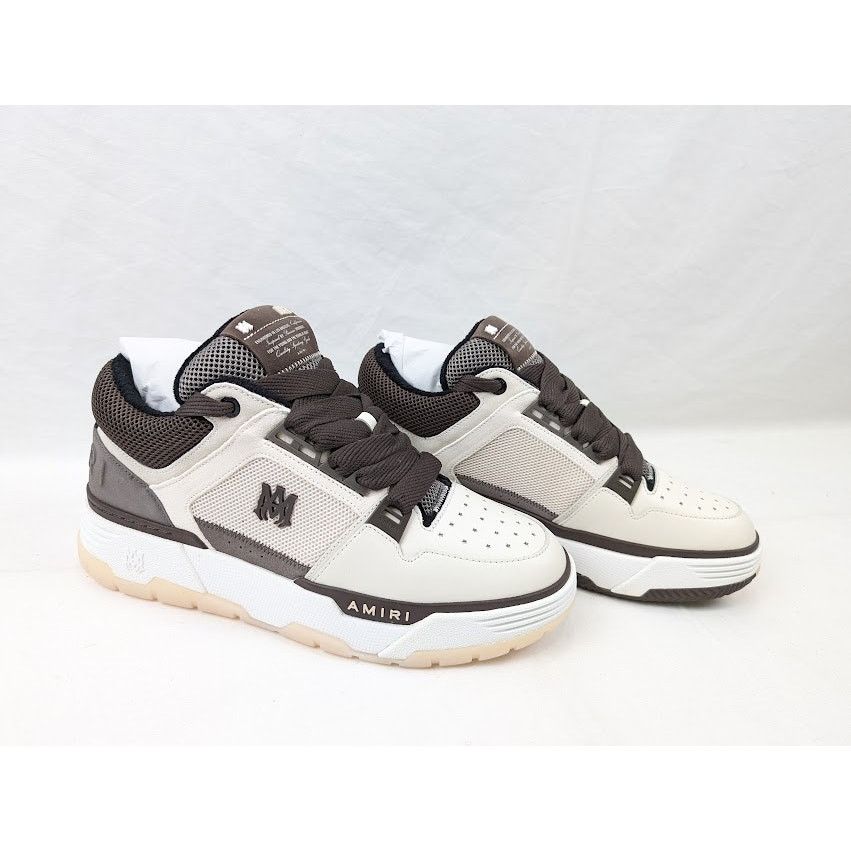 Amiri o1rshd1 Q: 3 / MA-1 Low-Top Sneakers in Brown Size US 13 / EU 46 - 13 Thumbnail