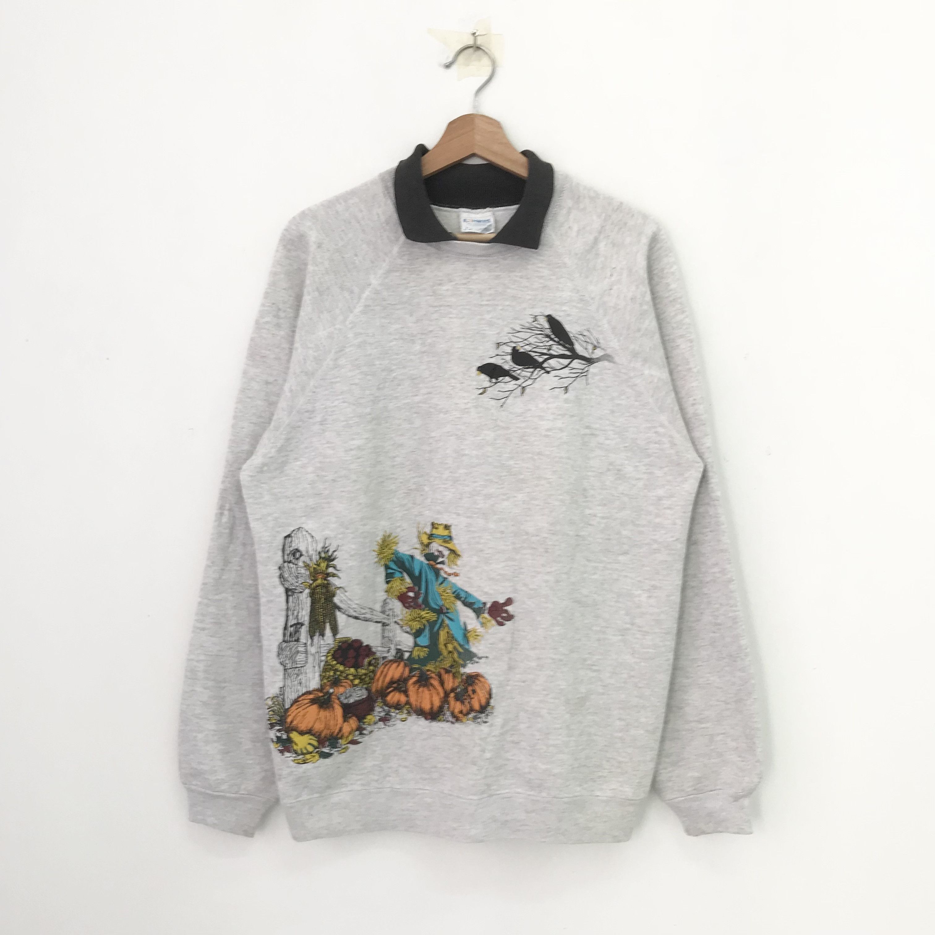 Hanes Vintage 90's Hanes Graphic Sweatshirt Medium - 656 Size US M / EU 48-50 / 2 - 1 Thumbnail
