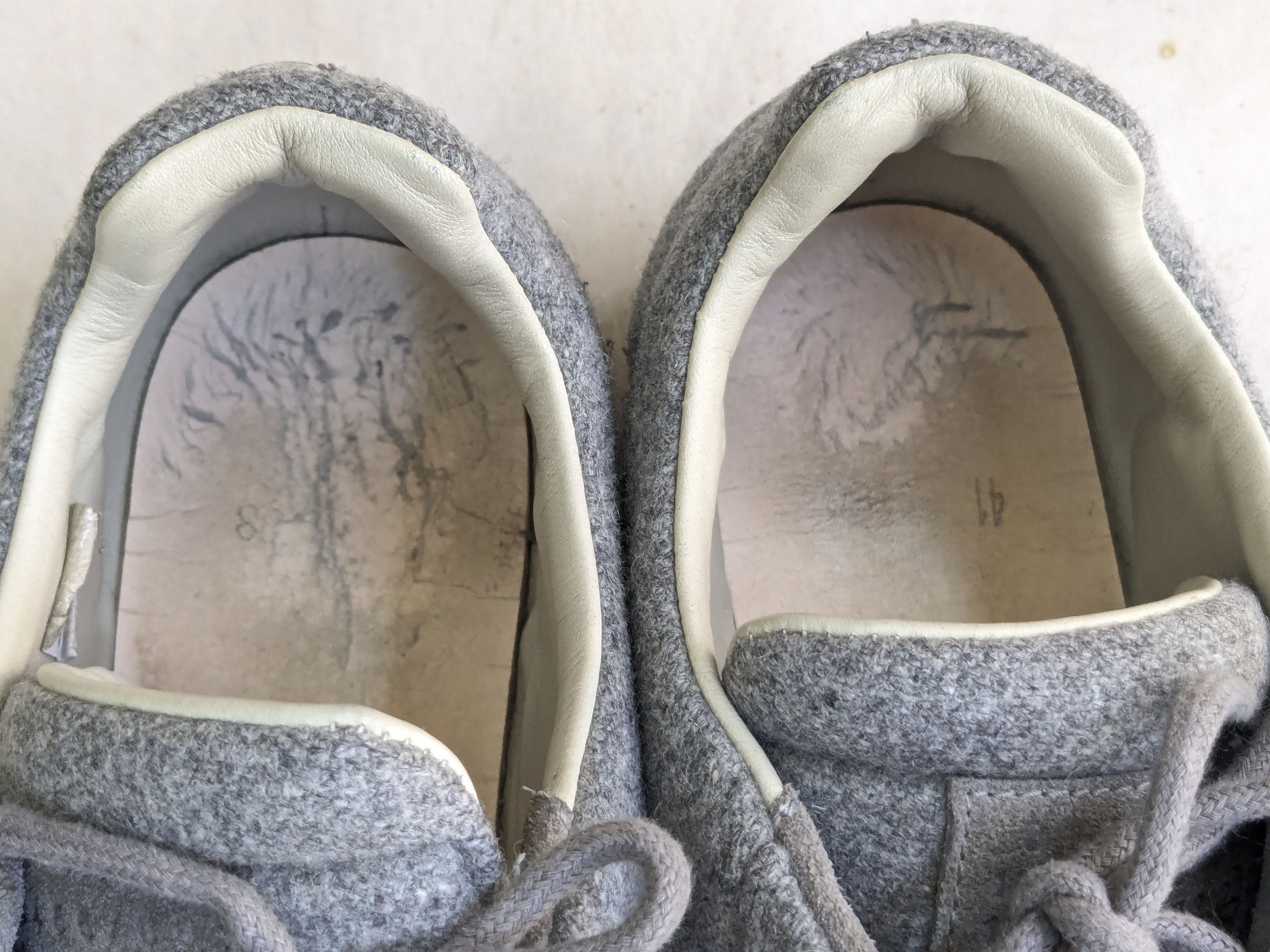 Maison Margiela Maison Margiela Future Gray 8 41 Low Tops Wool Gum Size US 8 / EU 41 - 6 Thumbnail