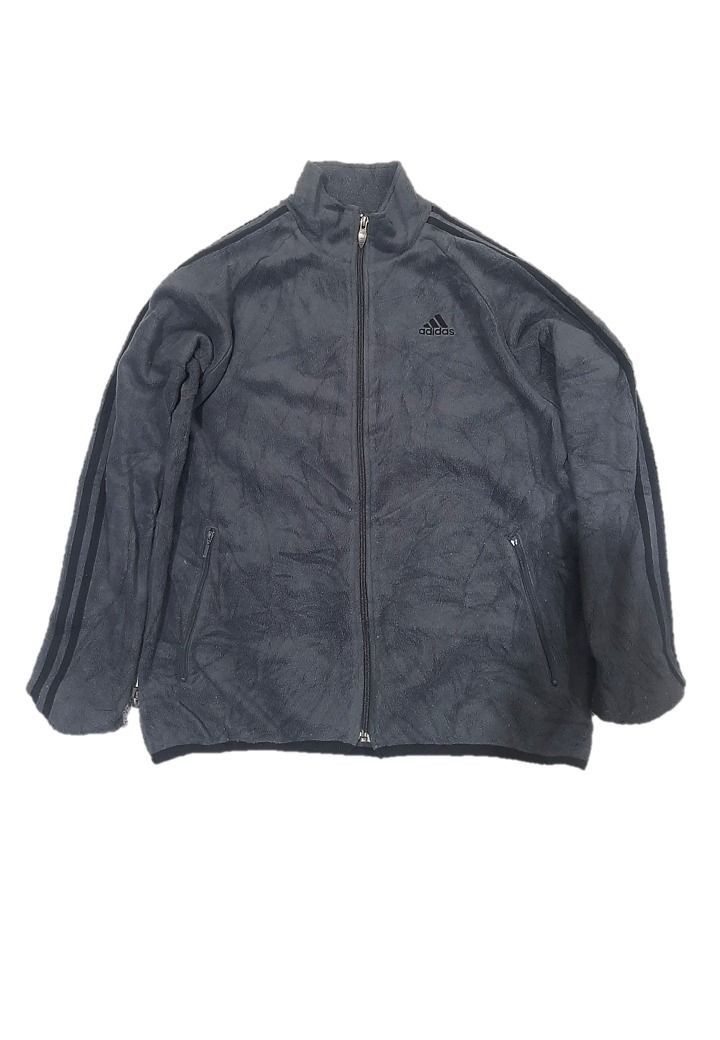 Adidas × Vintage Adidas Fleece Jacket Fullzip Size US L / EU 52-54 / 3 - 1 Thumbnail