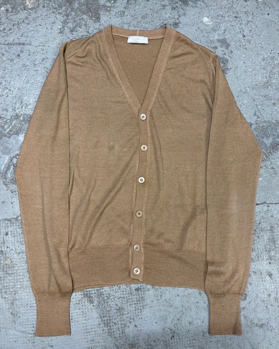 Prada AW2011 Prada Camel Wool & Silk Cardigan Size US S / EU 44-46 / 1 - 1 Thumbnail