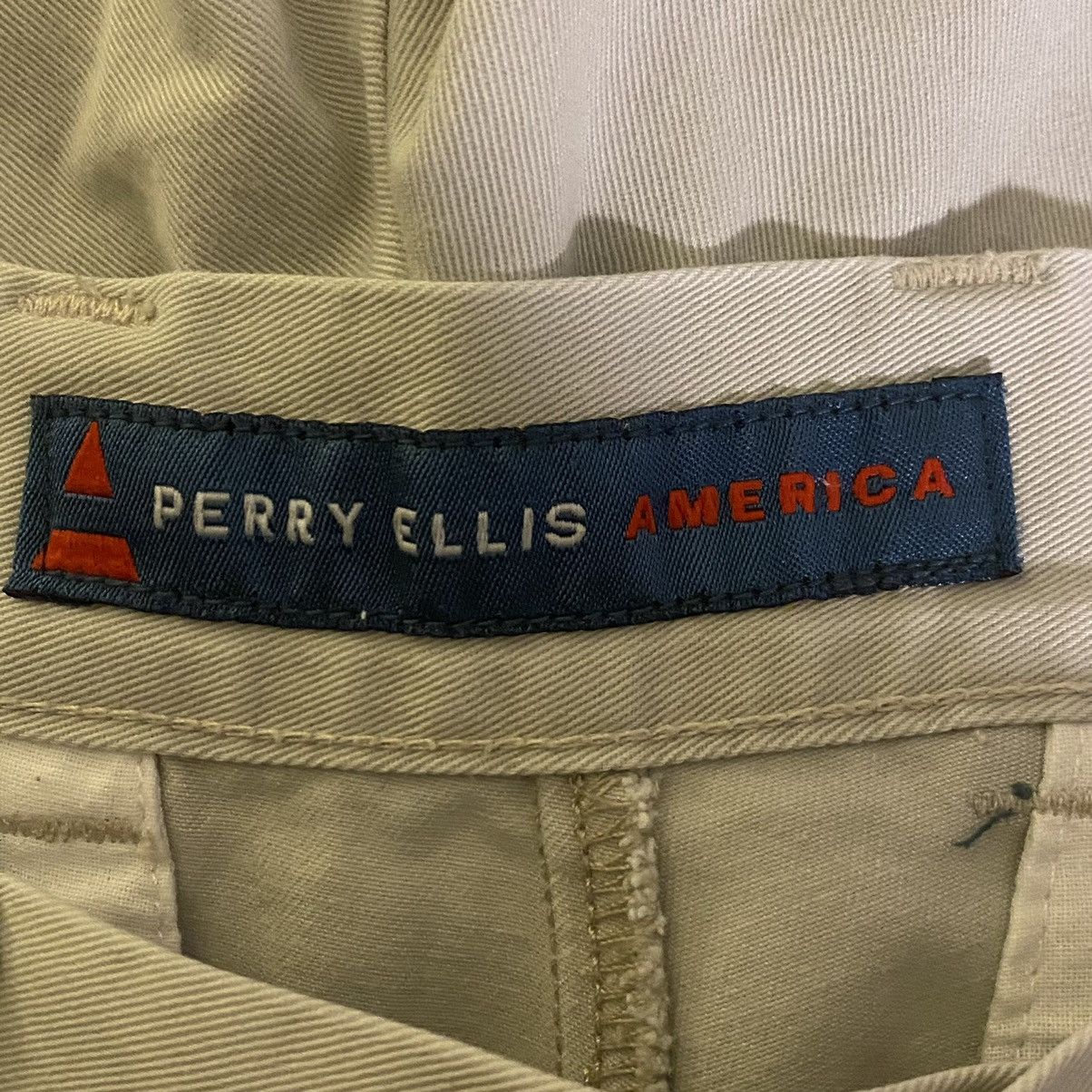 Perry Ellis × Vintage Vintage Perry Ellis Light Tan Chino Shorts Men’s Size 34/L Size US 34 / EU 50 - 6 Thumbnail