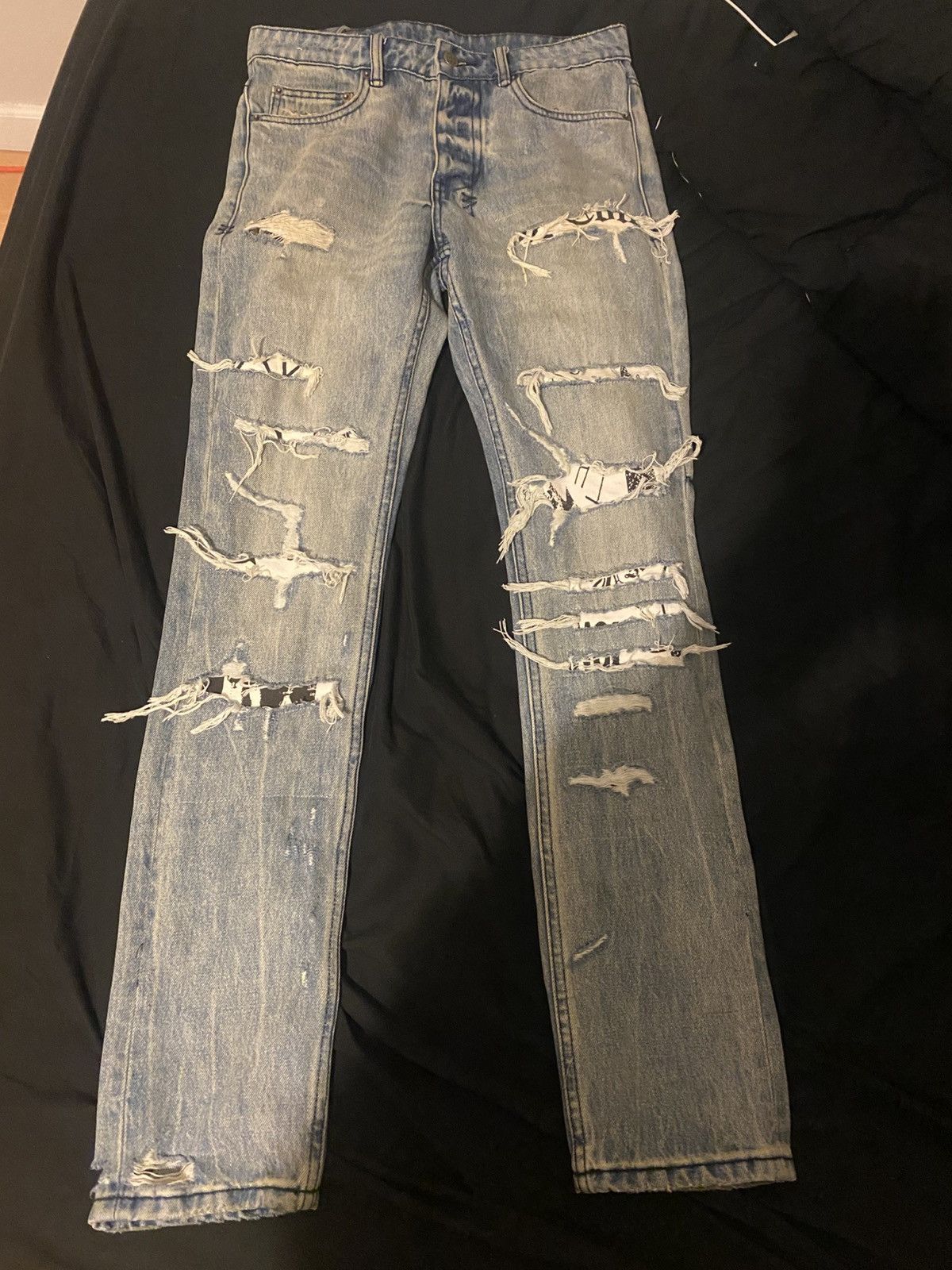 Ksubi Ksubi Blue Ripped Size US 29 - 1 Thumbnail