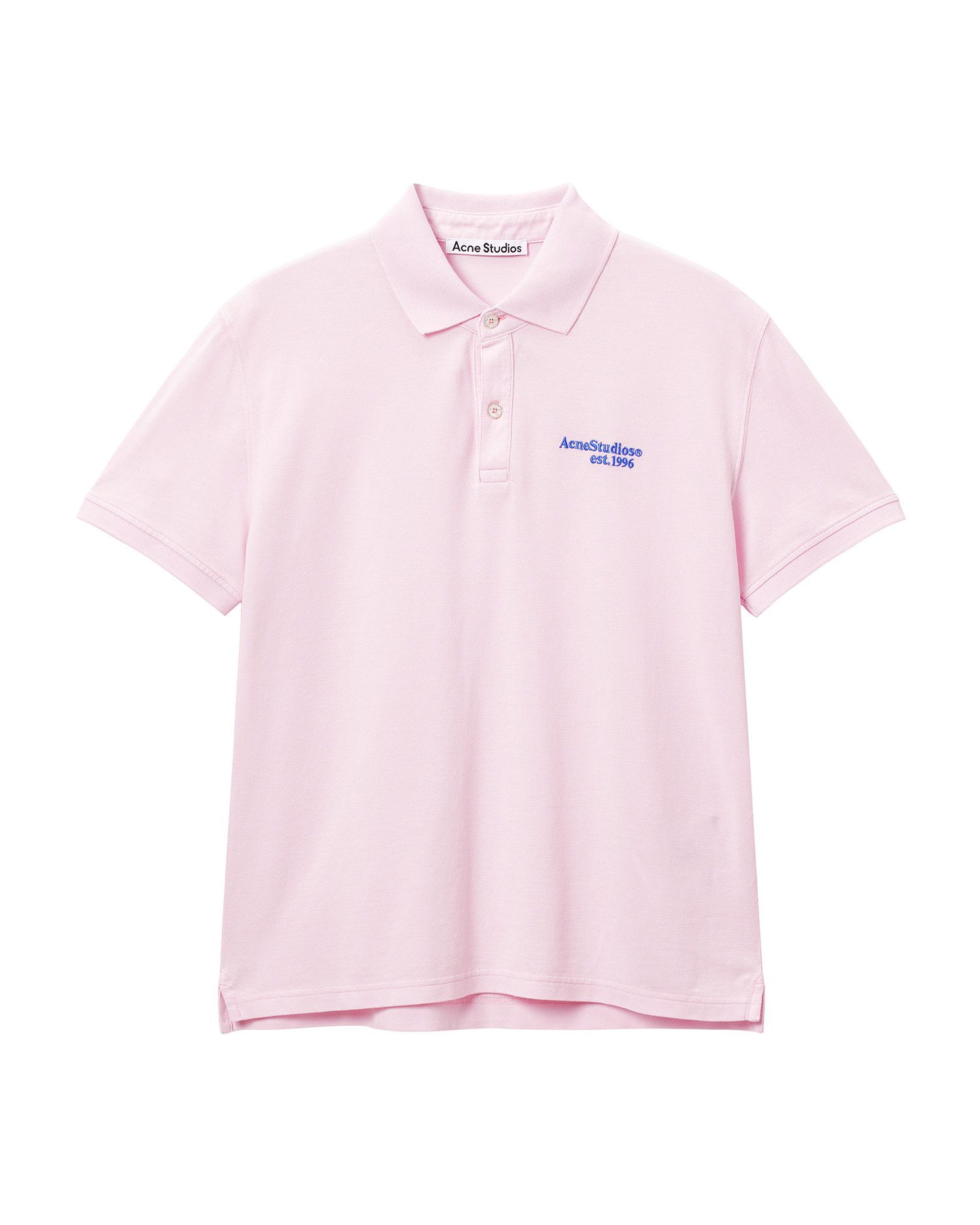 Acne Studios Acne Studios Letter Embroidery Short Sleeve polo Shirt Size XS / US 0-2 / IT 36-38 - 1 Thumbnail