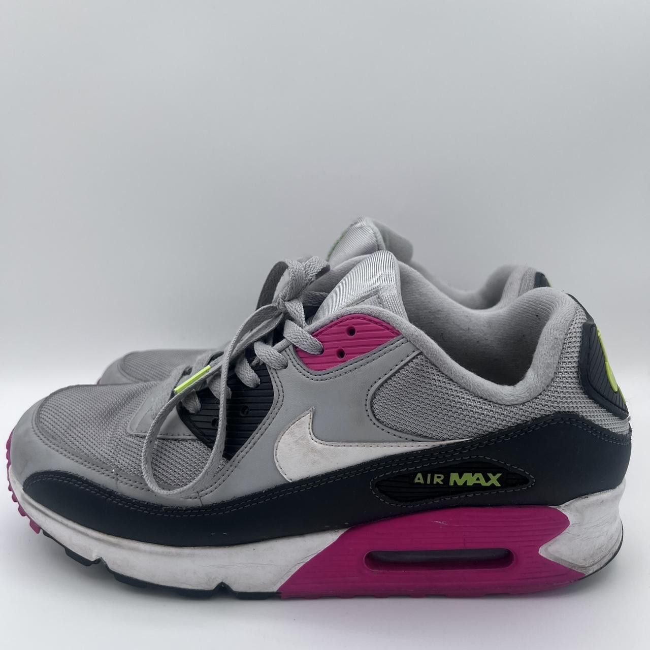 Nike Nike Air Max 90 Essential “Wolf Grey Rush Pink” Men’s 10 Size US 10 / EU 43 - 2 Thumbnail