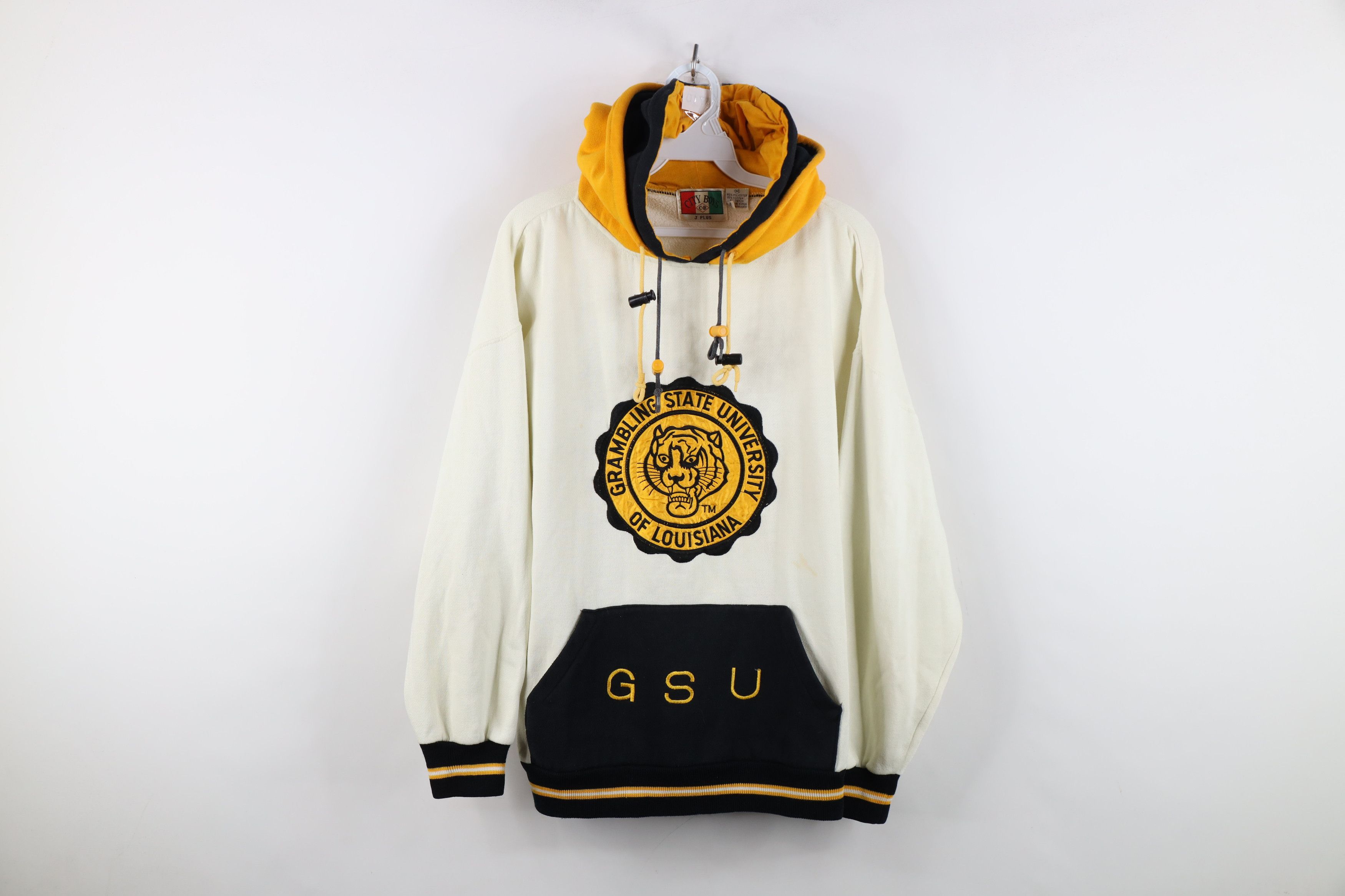 Vintage Vintage 90s Grambling State University Hoodie Sweatshirt Size US M / EU 48-50 / 2 - 1 Thumbnail