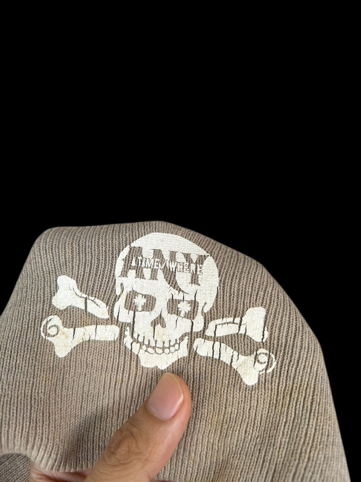 Japanese Brand × Kapital × Vintage Sunfaded Skull Japanese Punk Style Beanie Hats Size ONE SIZE - 7 Thumbnail
