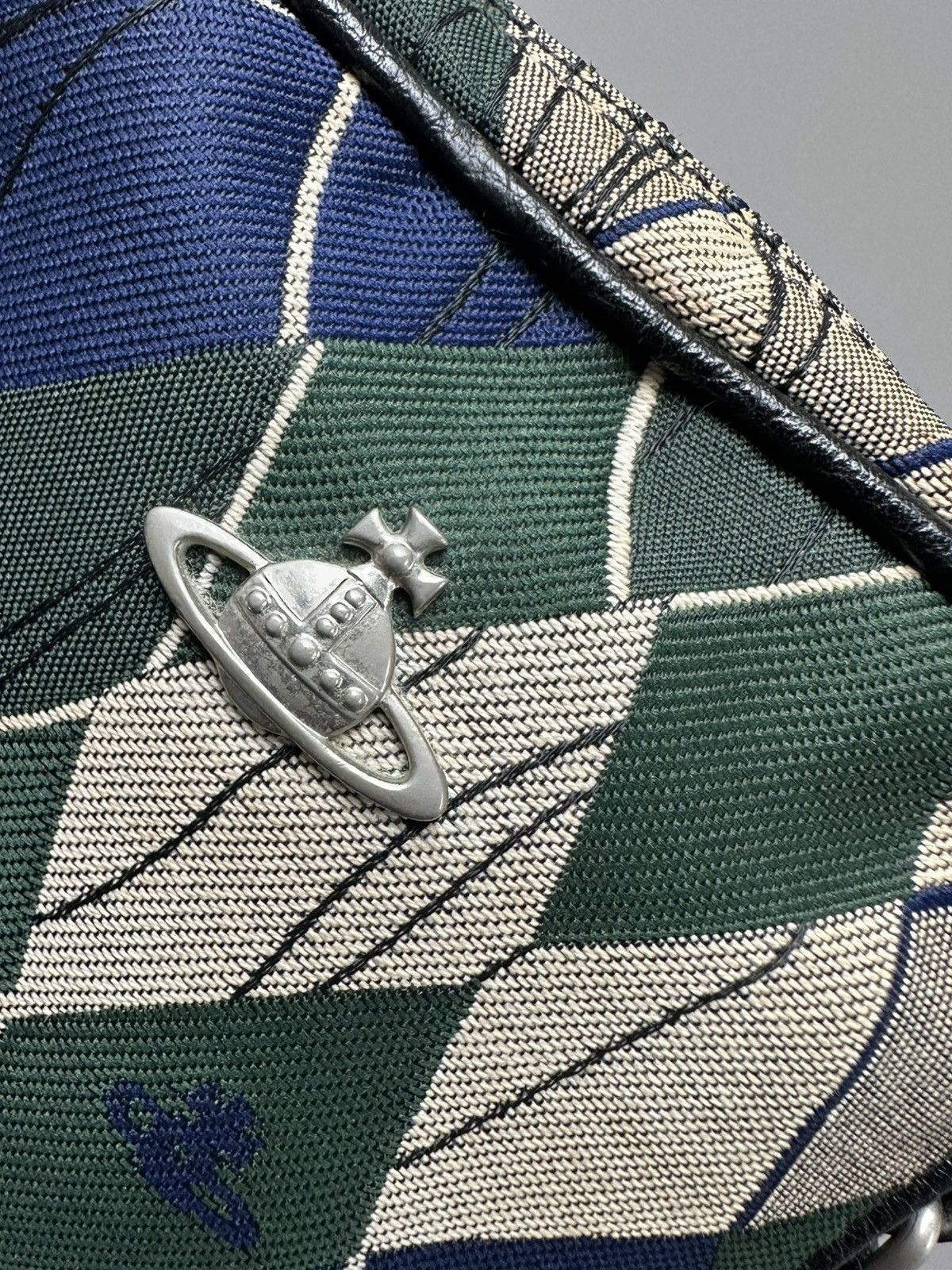 Vivienne Westwood Vivienne Westwood - Vintage Tartan Orb Logo Men’s Sling Bag Size ONE SIZE - 5 Thumbnail