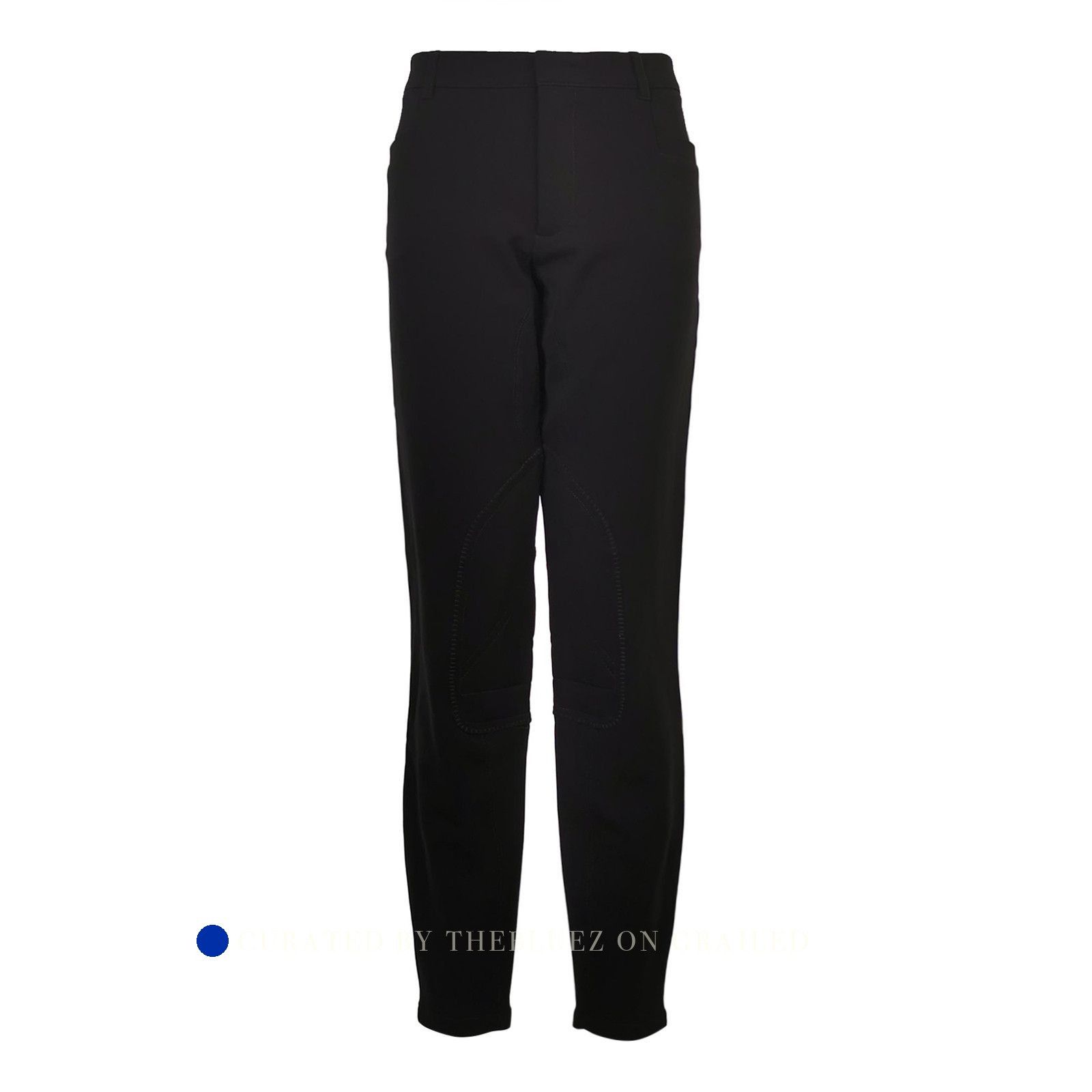 Prada Sleek Black Gabardine Casual Pants Size US 30 / EU 46 - 1 Thumbnail