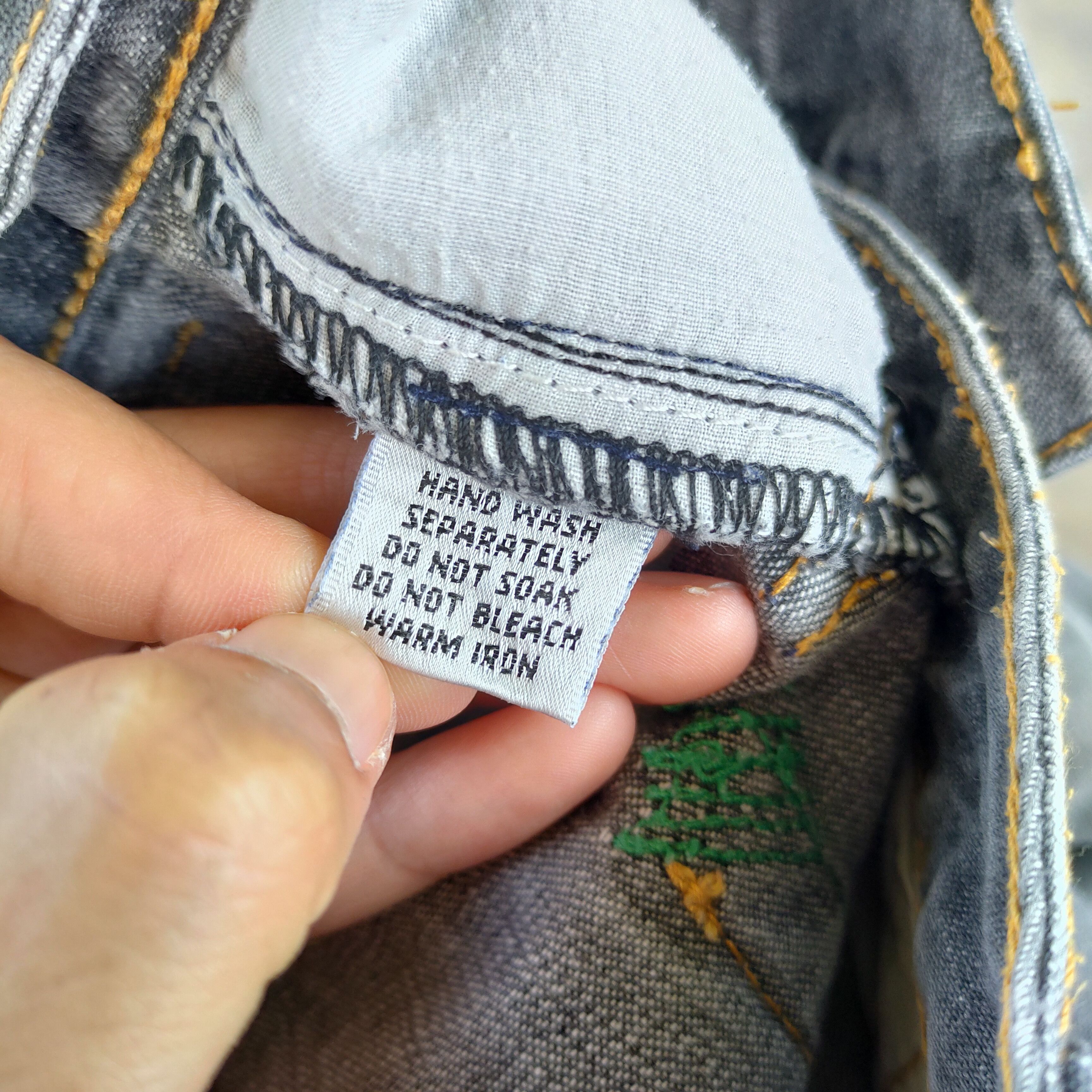 Jimmy Taverniti W32 VINTAGE JIMMY'Z FADED BLACK JEANS DENIM PANTS Size US 32 / EU 48 - 14 Thumbnail