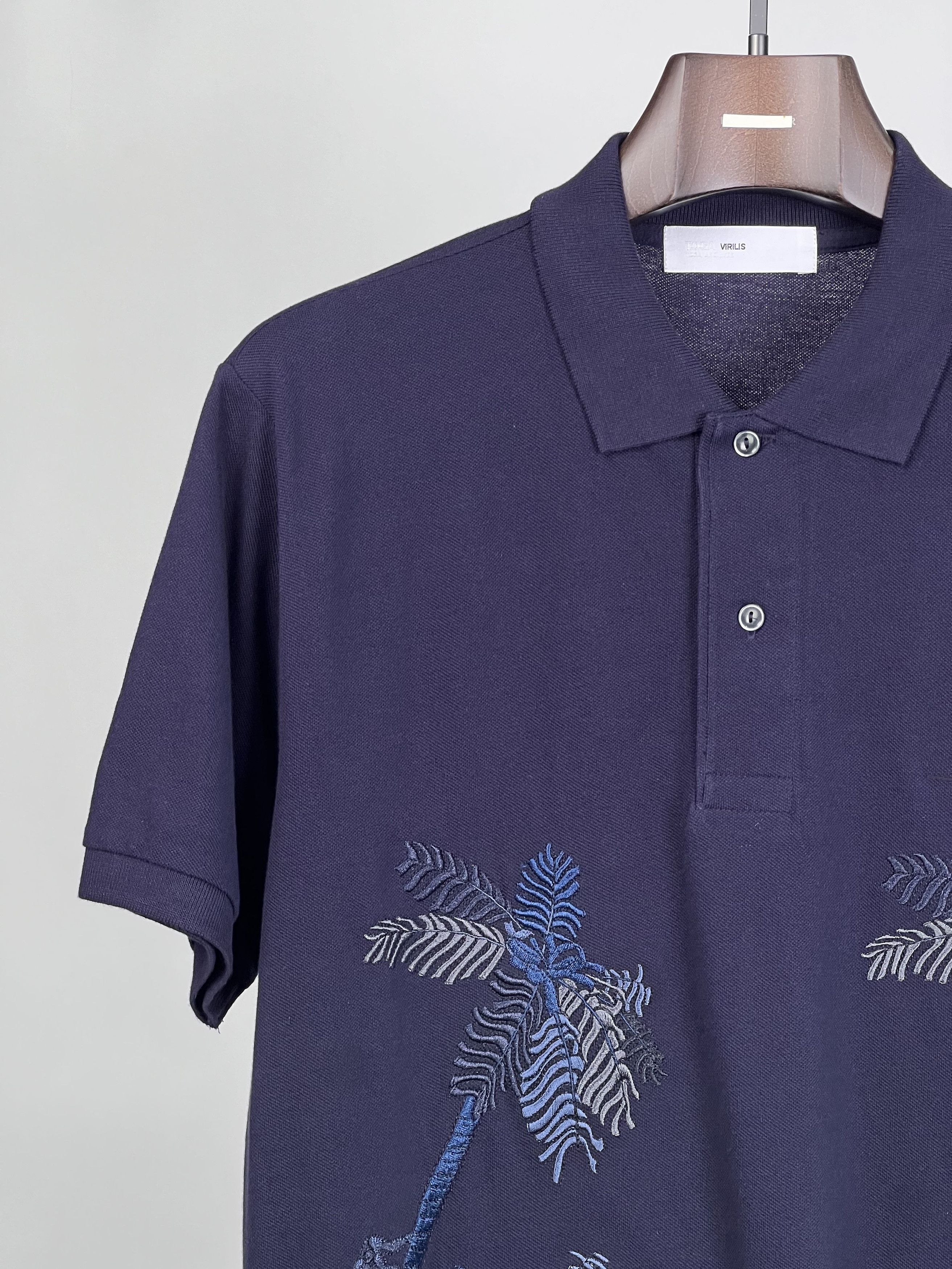 Japanese Brand 🌴Toga Virilis Embroidered Palm Tree SS tee Size US M / EU 48-50 / 2 - 3 Thumbnail