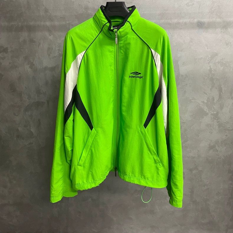 Balenciaga Balenciaga Green embroidered logo school uniform jacket 250 Size US XXS / EU 40 - 1 Thumbnail