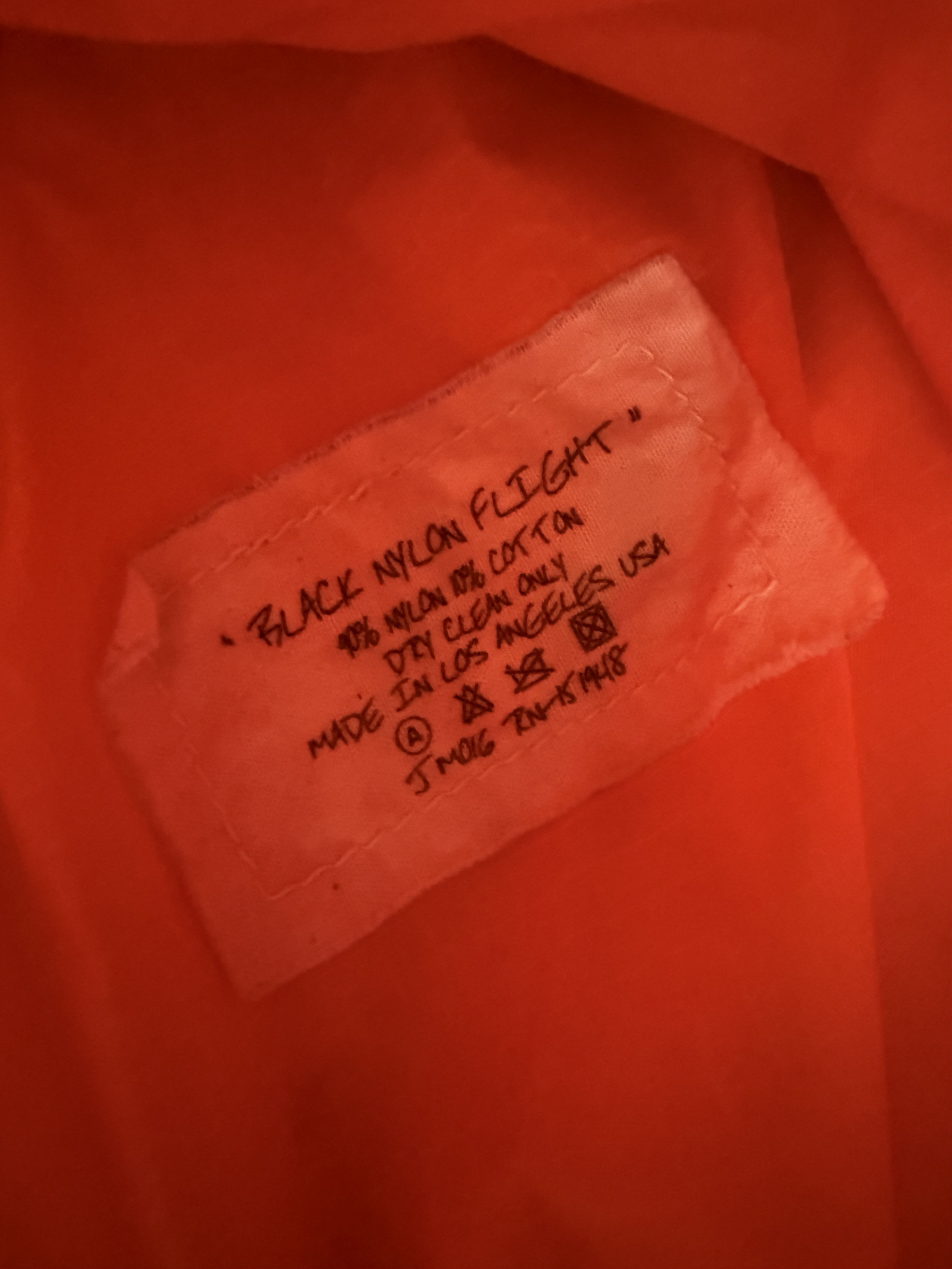 Greg Lauren $1350 Greg Lauren Black Nylon Flight Jacket Size US M / EU 48-50 / 2 - 7 Thumbnail