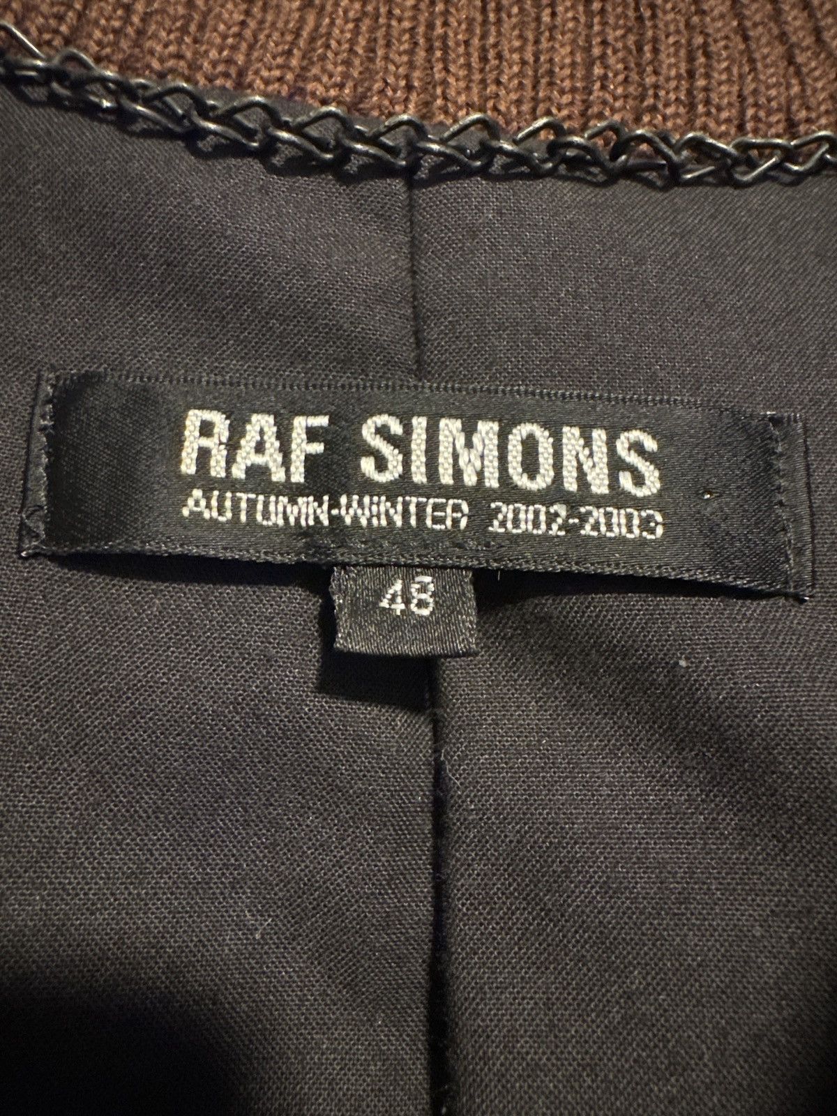 Raf Simons Raf Simons AW2001-2002 Virginia Creeper varsity jacket Size US L / EU 52-54 / 3 - 3 Thumbnail