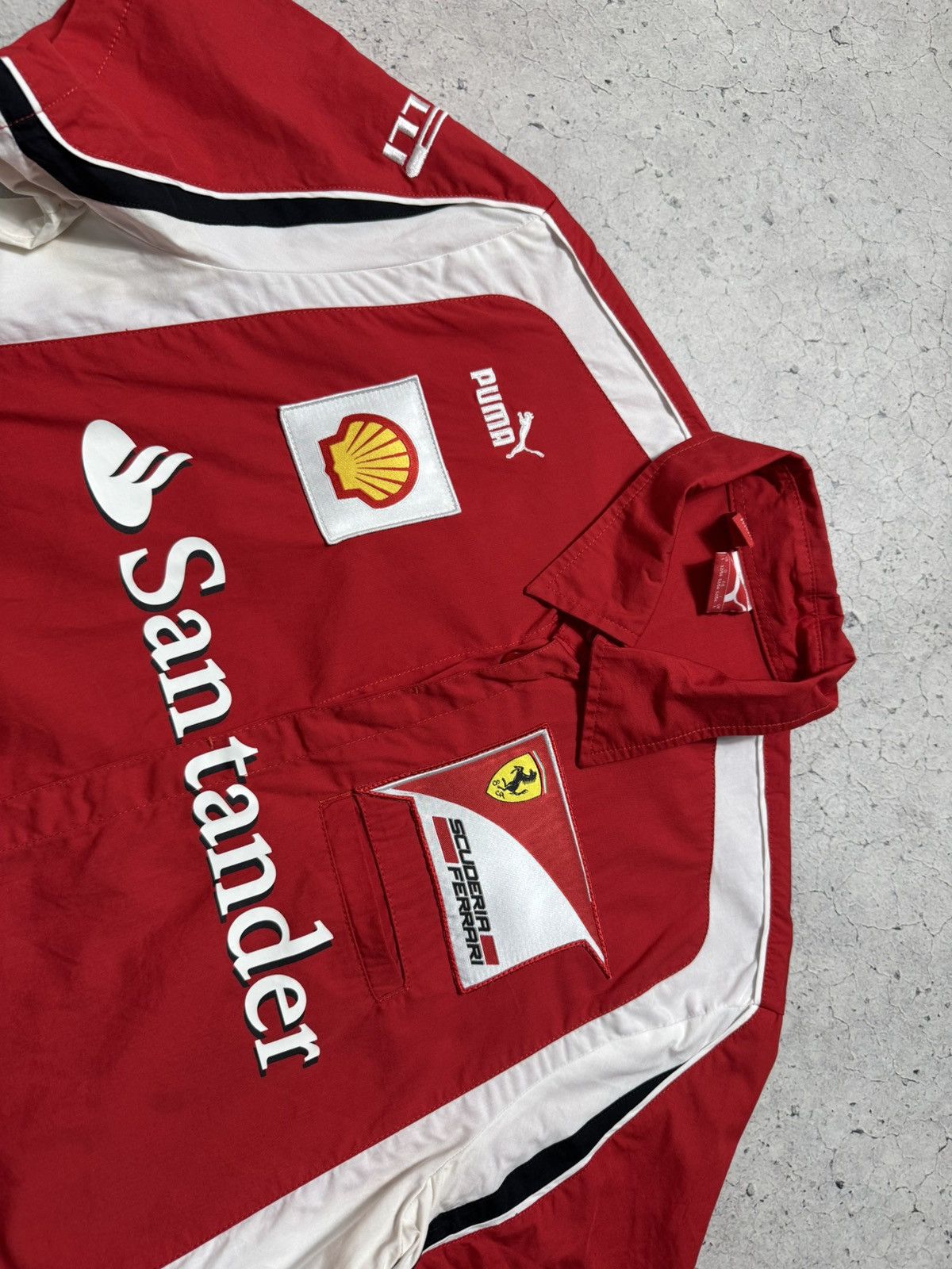 Puma Puma Ferrari Racing Vintage Button Up Shirt Size L Red Size US L / EU 52-54 / 3 - 4 Thumbnail