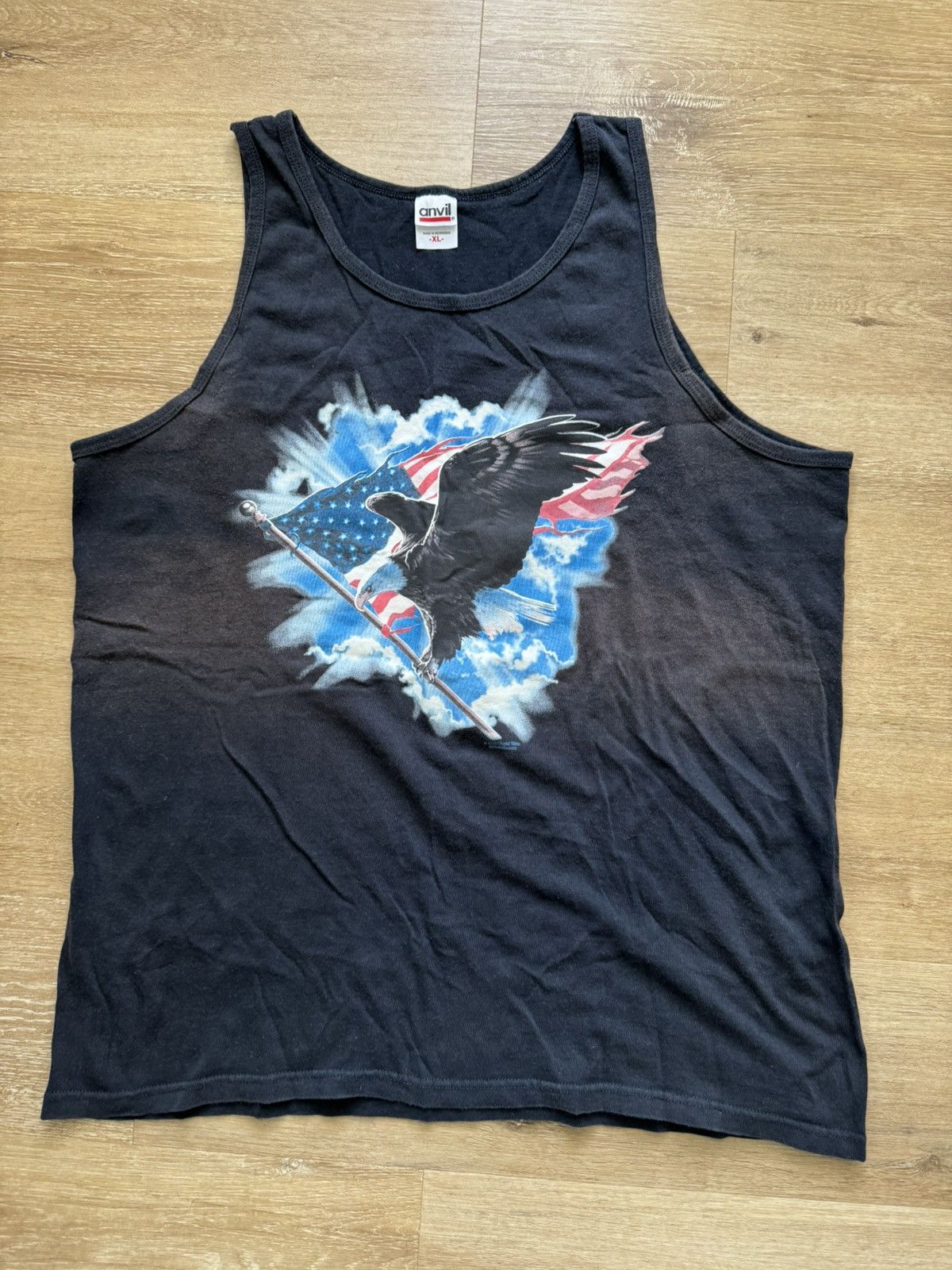 Other Majestic Eagle Holding American Flag Patriotic Tank Top XL Size US XL / EU 56 / 4 - 1 Thumbnail