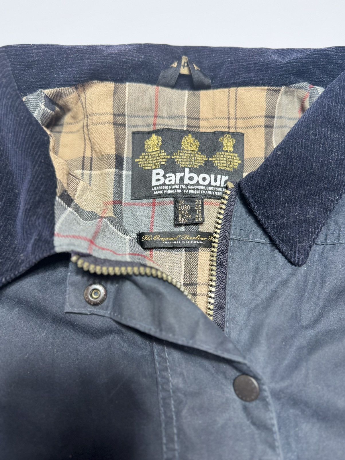 Barbour Barbour Border Waxed Jacket L1654 Utility 2 Pocket UK Size20 Size M / US 6-8 / IT 42-44 - 3 Thumbnail