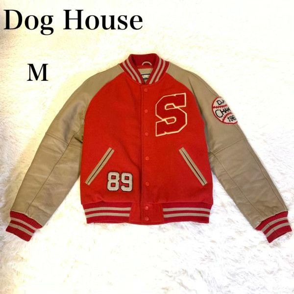 Other Dog House Baseball Jacket Cow Leather Sleeves Size US M / EU 48-50 / 2 - 1 Thumbnail