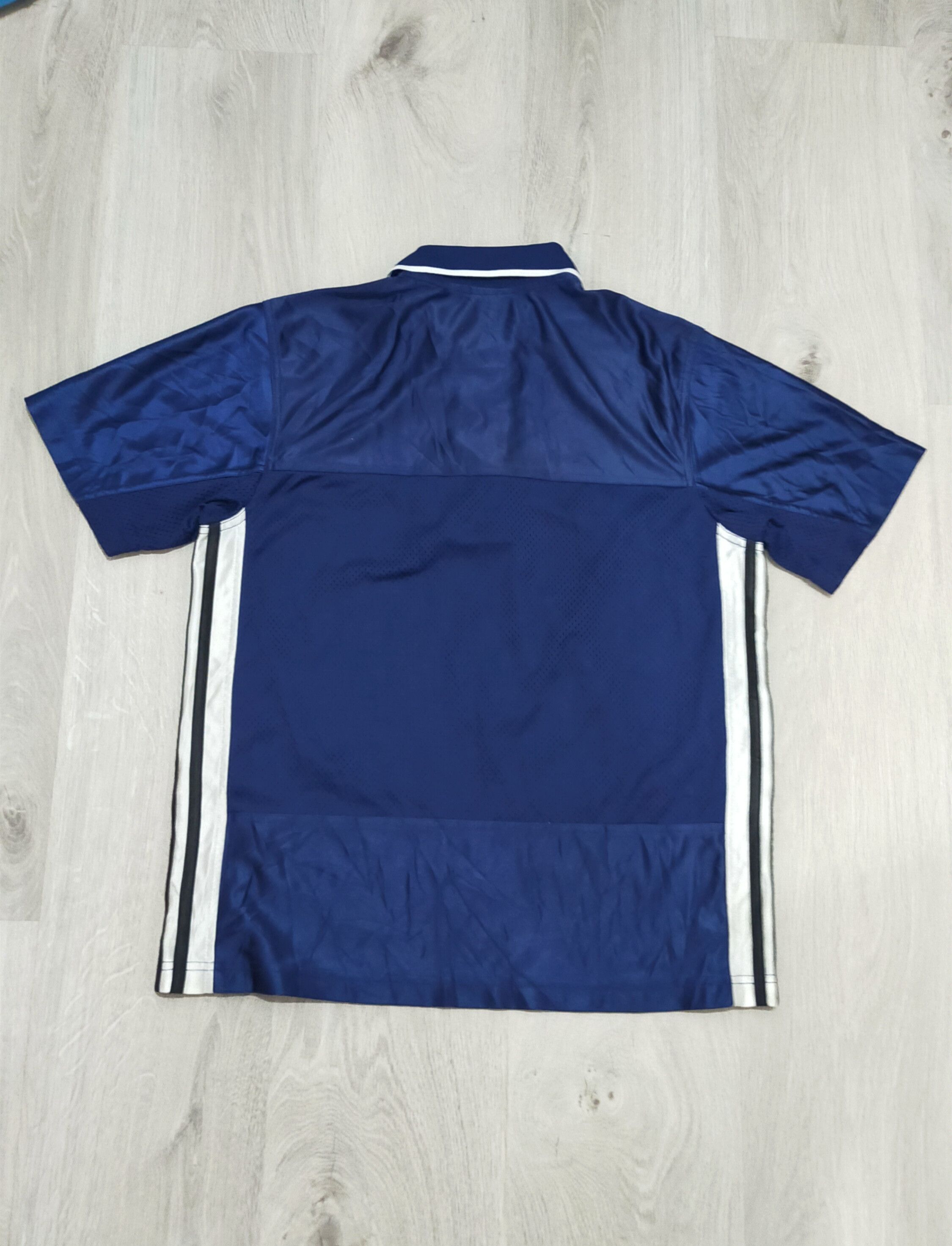 Adidas vintage adidas side button polo jersey Size US L / EU 52-54 / 3 - 2 Thumbnail