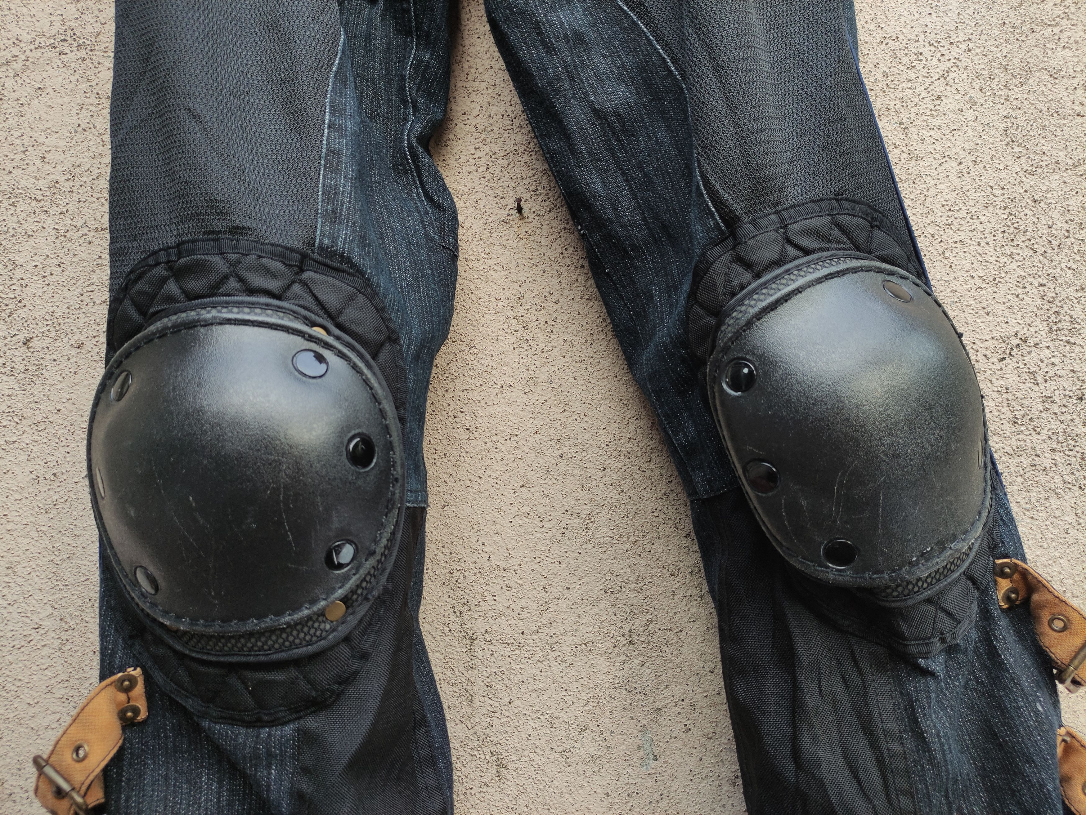 Japanese Brand JAPANESE TRADITION MOTORCYCLE RIDING DENIM PANTS RARE DESIGN Size US 33 - 11 Thumbnail