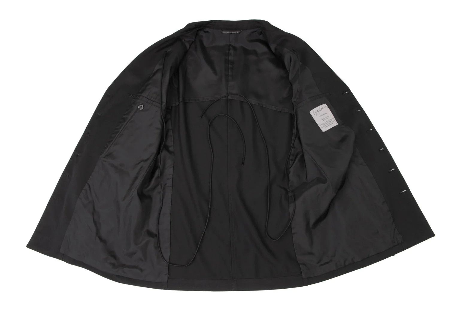 Yohji Yamamoto Yohji Yamamoto Wool Gabardine Jacket Black Size 3 Size US L / EU 52-54 / 3 - 11 Thumbnail