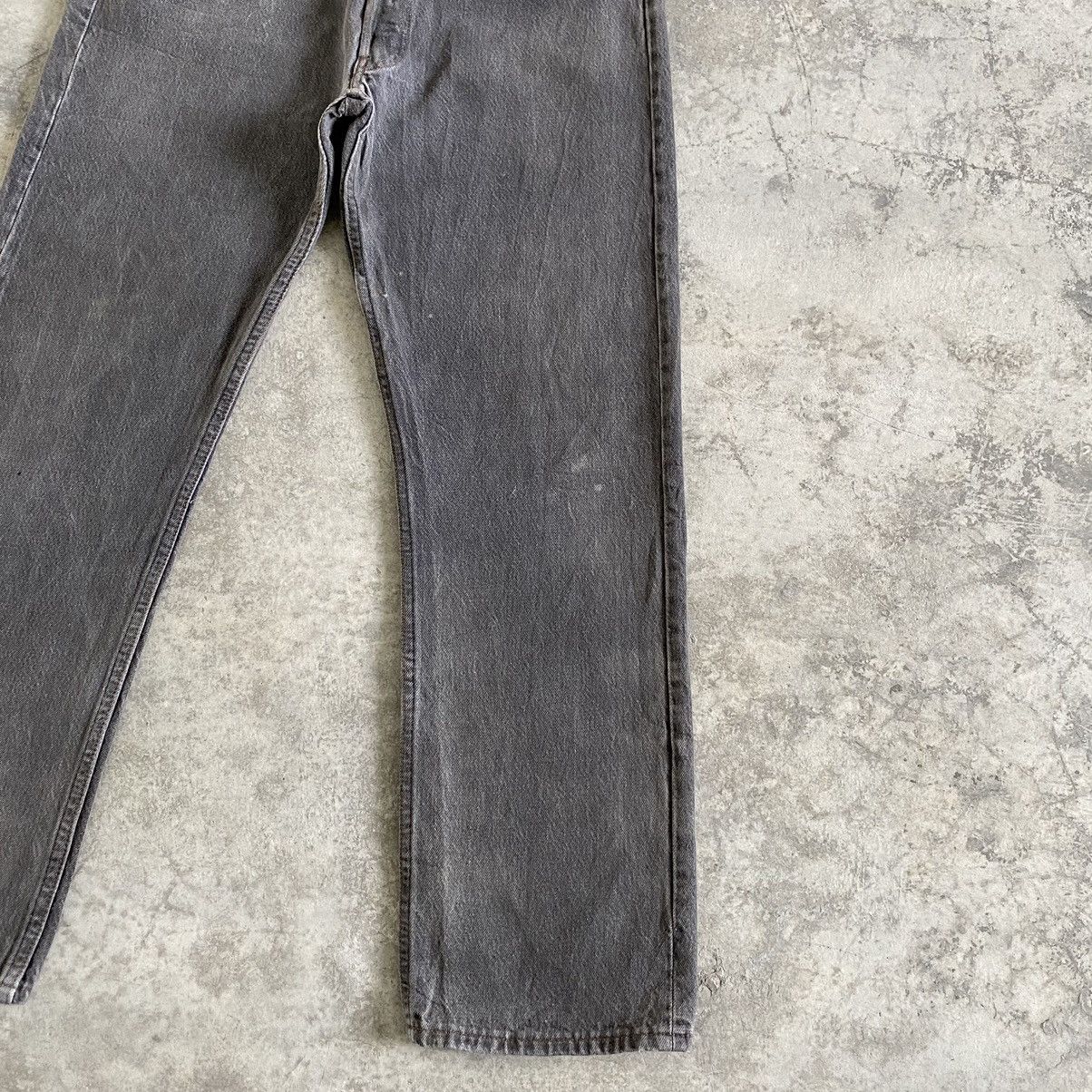 Levi's Vintage Late 80’s Levis 501 Ash Grey Denim Jeans Size US 33 - 7 Thumbnail