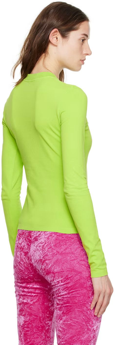 Versace o1y0226 Crewneck T-Shirt in Green Size XS / US 0-2 / IT 36-38 - 3 Thumbnail