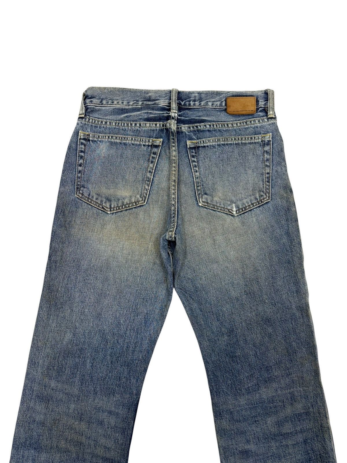 Kapital Vintage GAP Distressed Straight Fit Mud Denim Jeans Size US 30 / EU 46 - 6 Thumbnail