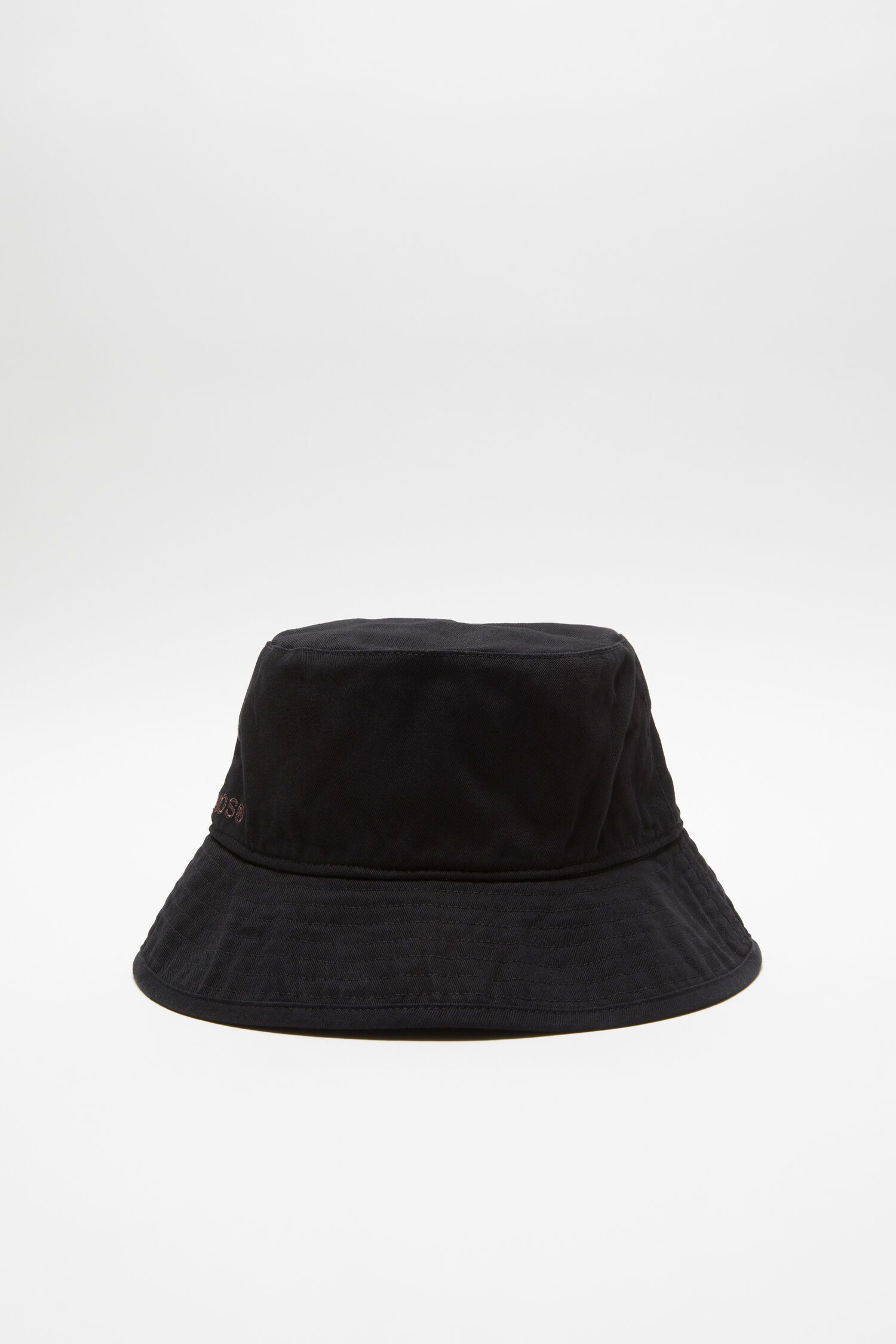 Acne Studios o1mle1224 Unisex Size : OS/ Brimmo Twill Hat / Cap in Black Size ONE SIZE - 1 Thumbnail
