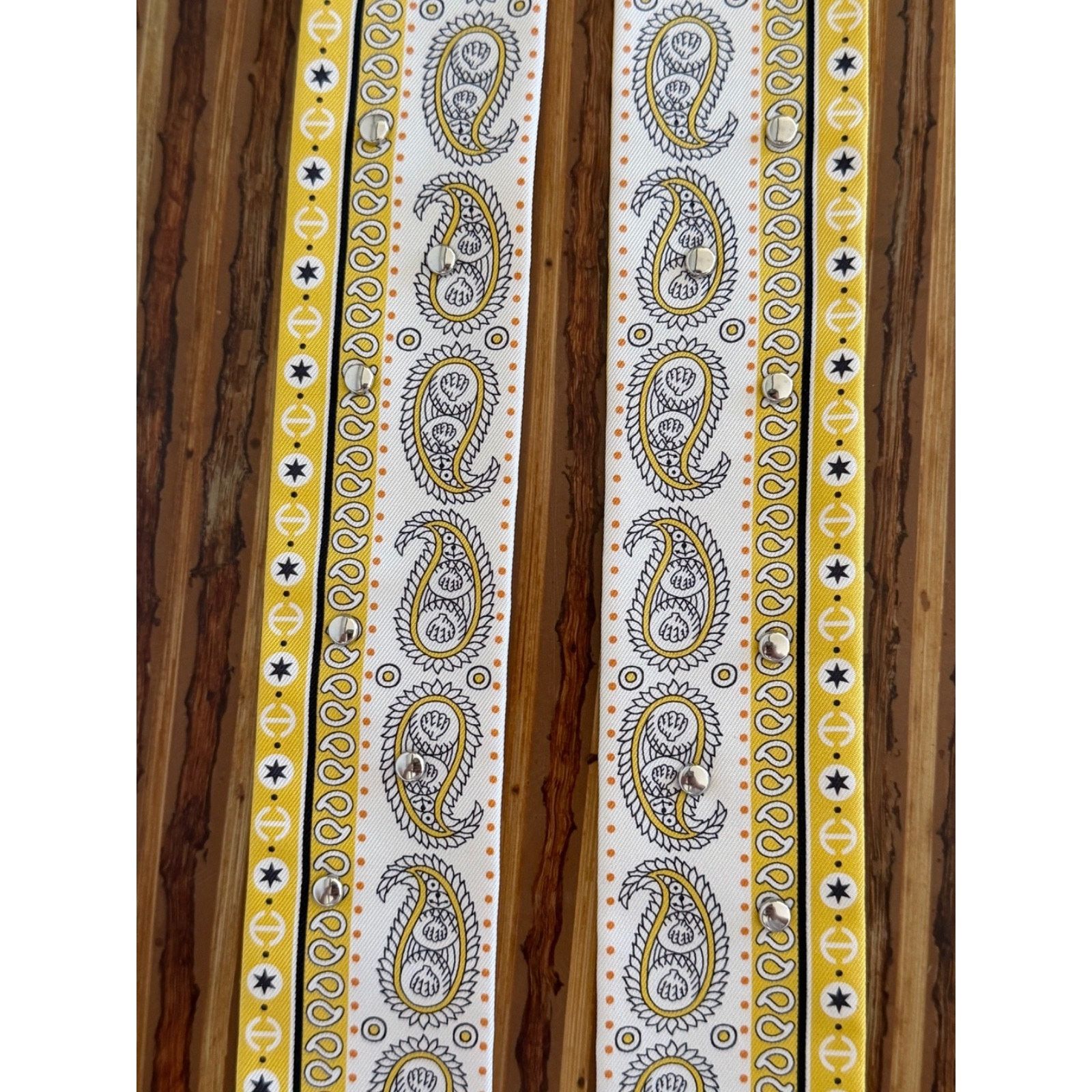 Hermes Hermes Scarf Twilly Tatouages Marins Bandana Studded Silk Size ONE SIZE - 15 Thumbnail