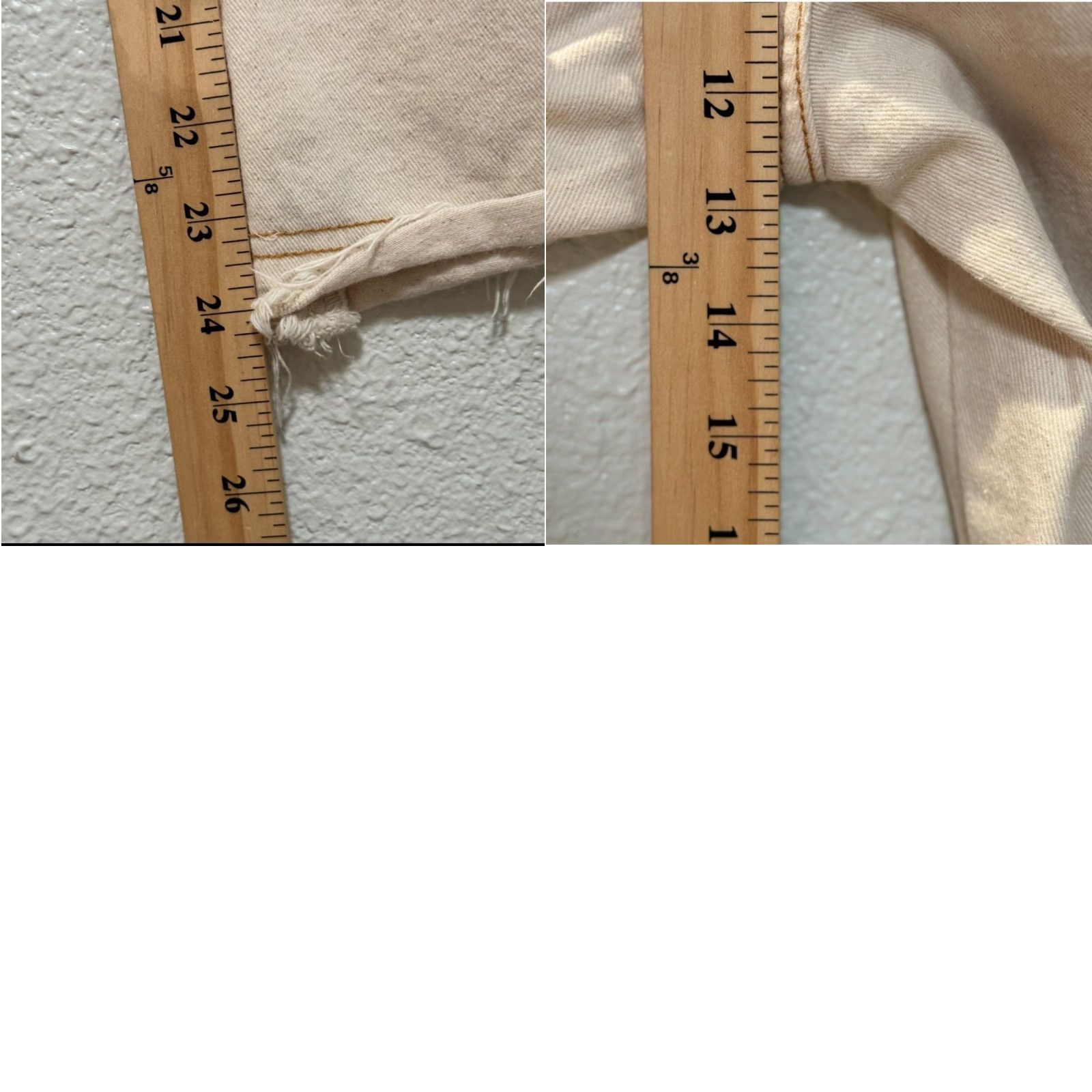 Vintage Five Star General Pants Womens 7/28 Beige Cropped Twill Button Fly Relaxed City Casual Womens Size 28" / US 6 / IT 42 - 8 Thumbnail
