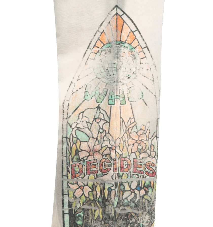 Who Decides War o1h1sh11225 Faded Sweatpant in Vintage Grey Size US 30 / EU 46 - 3 Thumbnail
