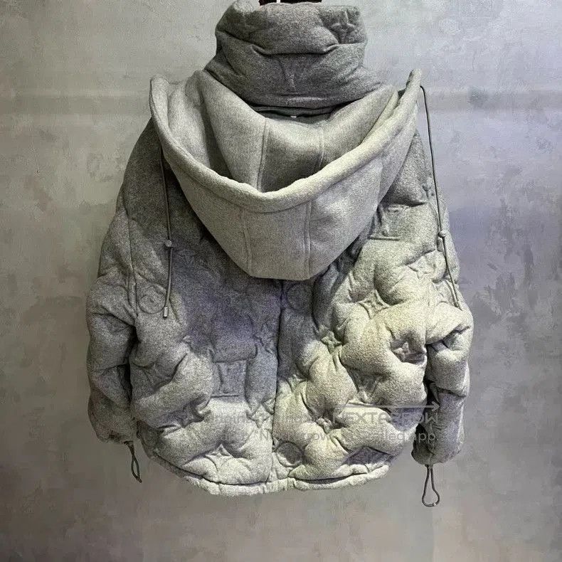 Louis Vuitton Louis Vuitton Gray Quilted Zip Jacket. Size US S / EU 44-46 / 1 - 2 Thumbnail