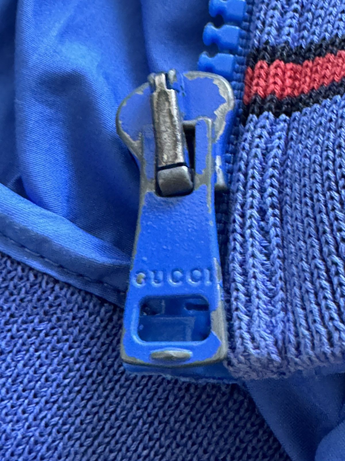 Gucci Gucci blue hooded windbreaker jacket Size US XL / EU 56 / 4 - 9 Thumbnail