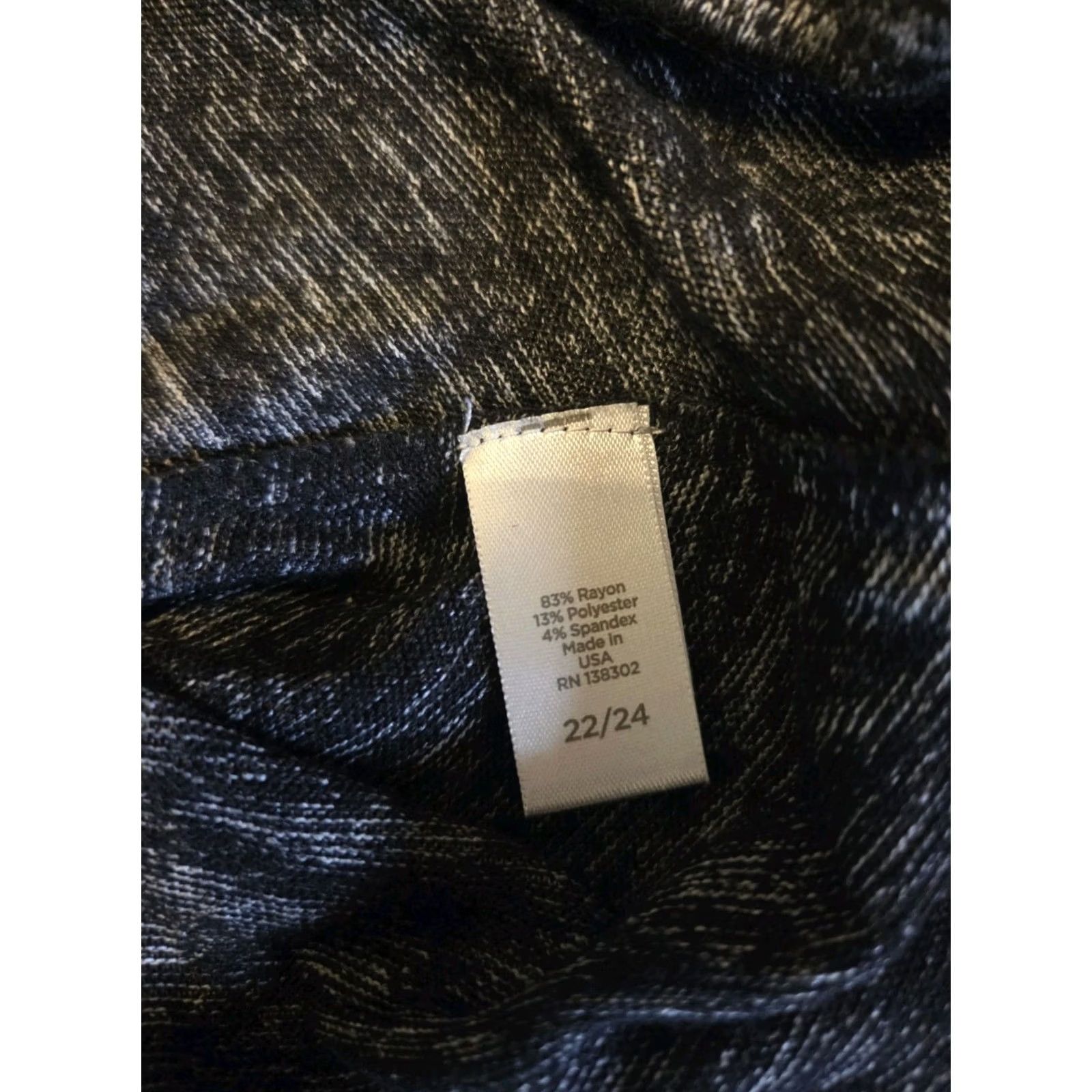 Avenue Avenue Sweater Top Gray Lightweight Knit Stretchy 2X Womens Size XXL / US 16-18 / IT 52-54 - 7 Thumbnail