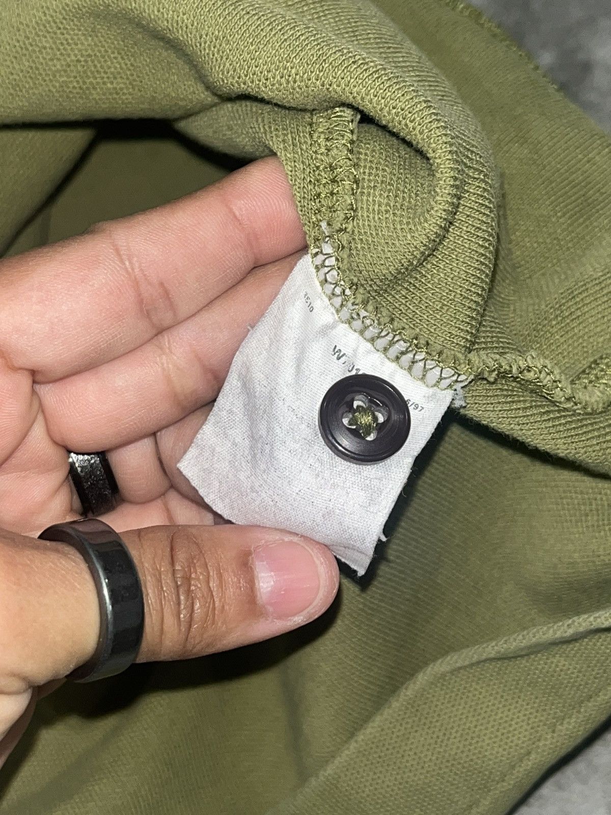 Patagonia Vintage Patagonia Men's Olive Green Short Sleeve Polo Shirt Size US M / EU 48-50 / 2 - 7 Thumbnail