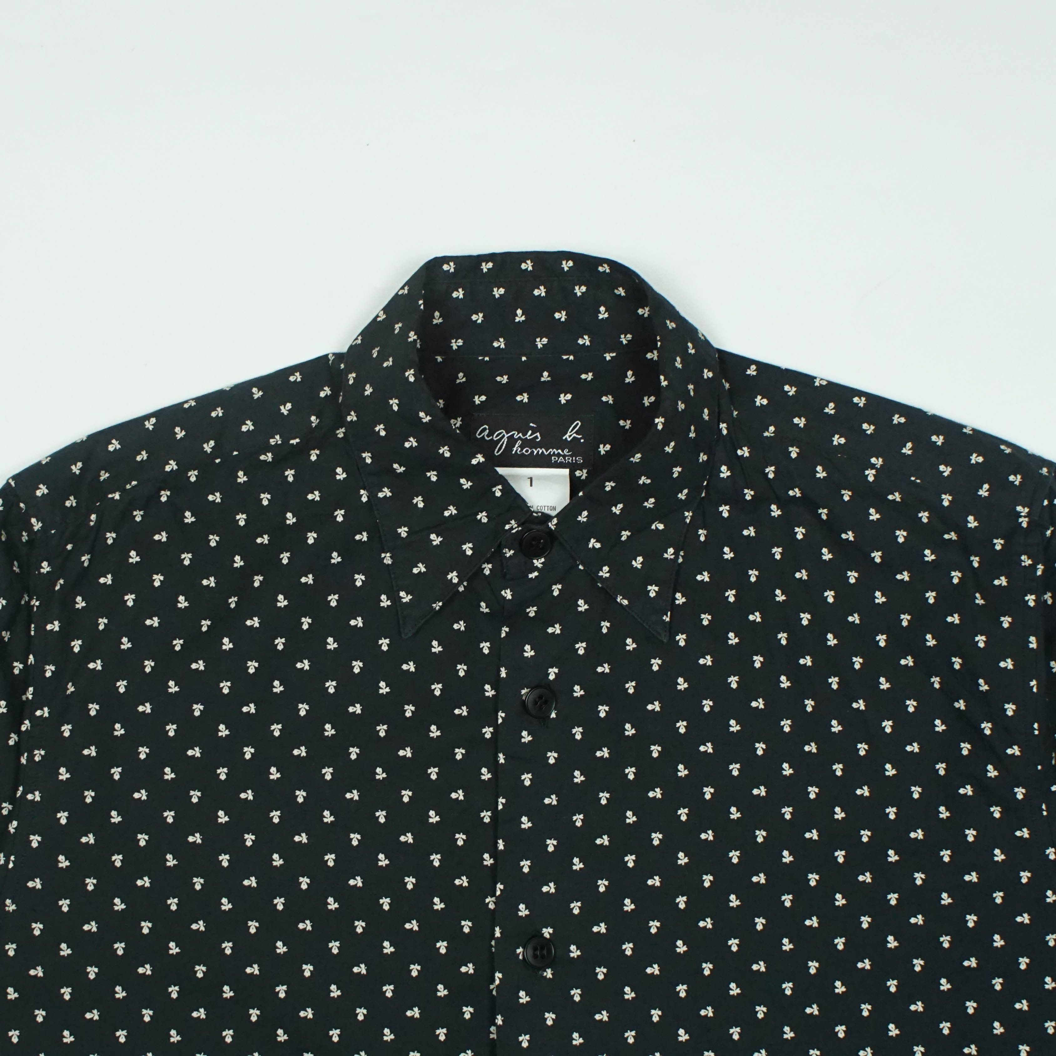 agnes b. *NoTariff Agnes B Homme Pattern LS Shirt Size US M / EU 48-50 / 2 - 2 Thumbnail