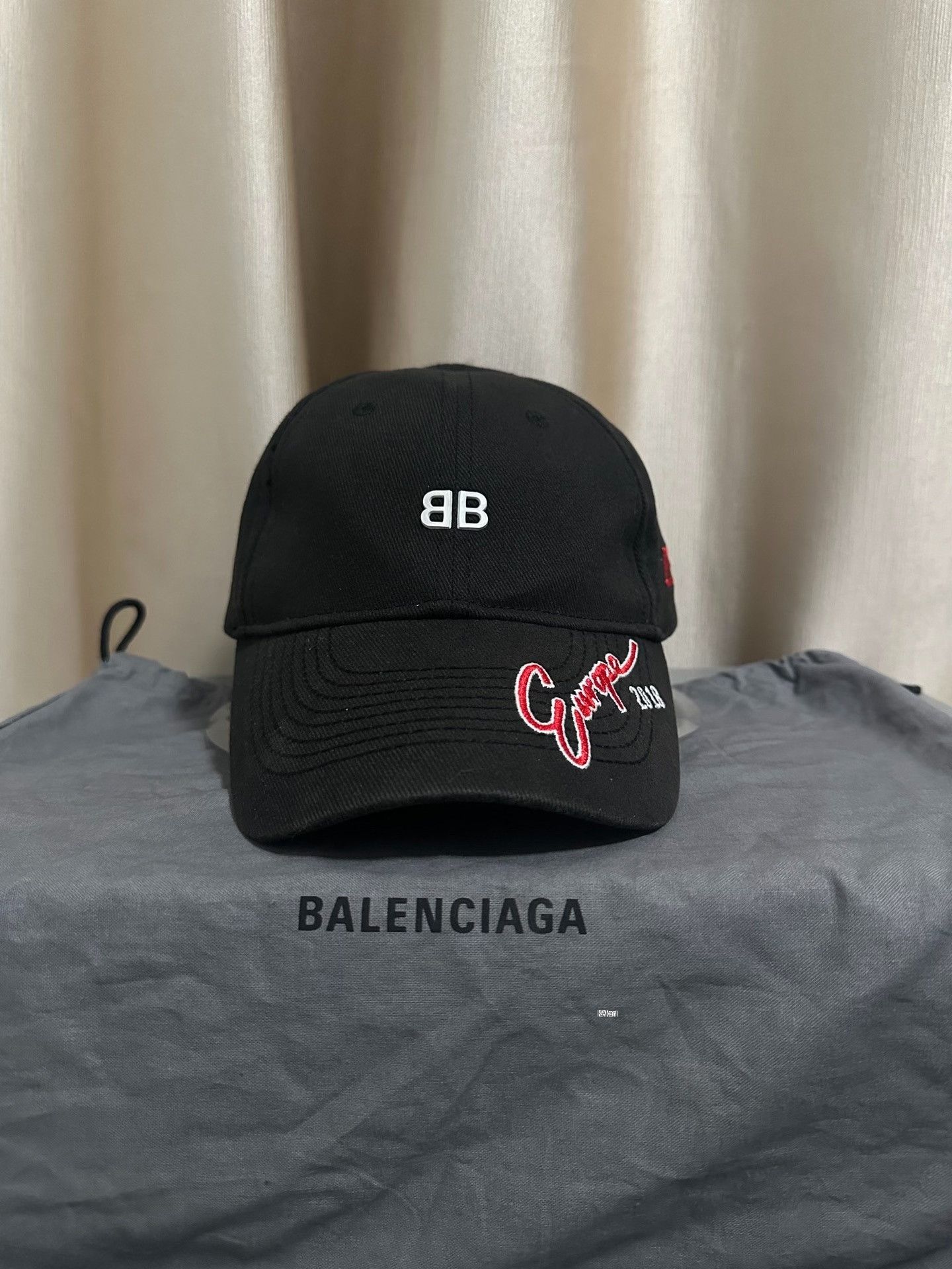 Balenciaga Balenciaga Double B Logo Baseball Cap Size ONE SIZE - 1 Thumbnail