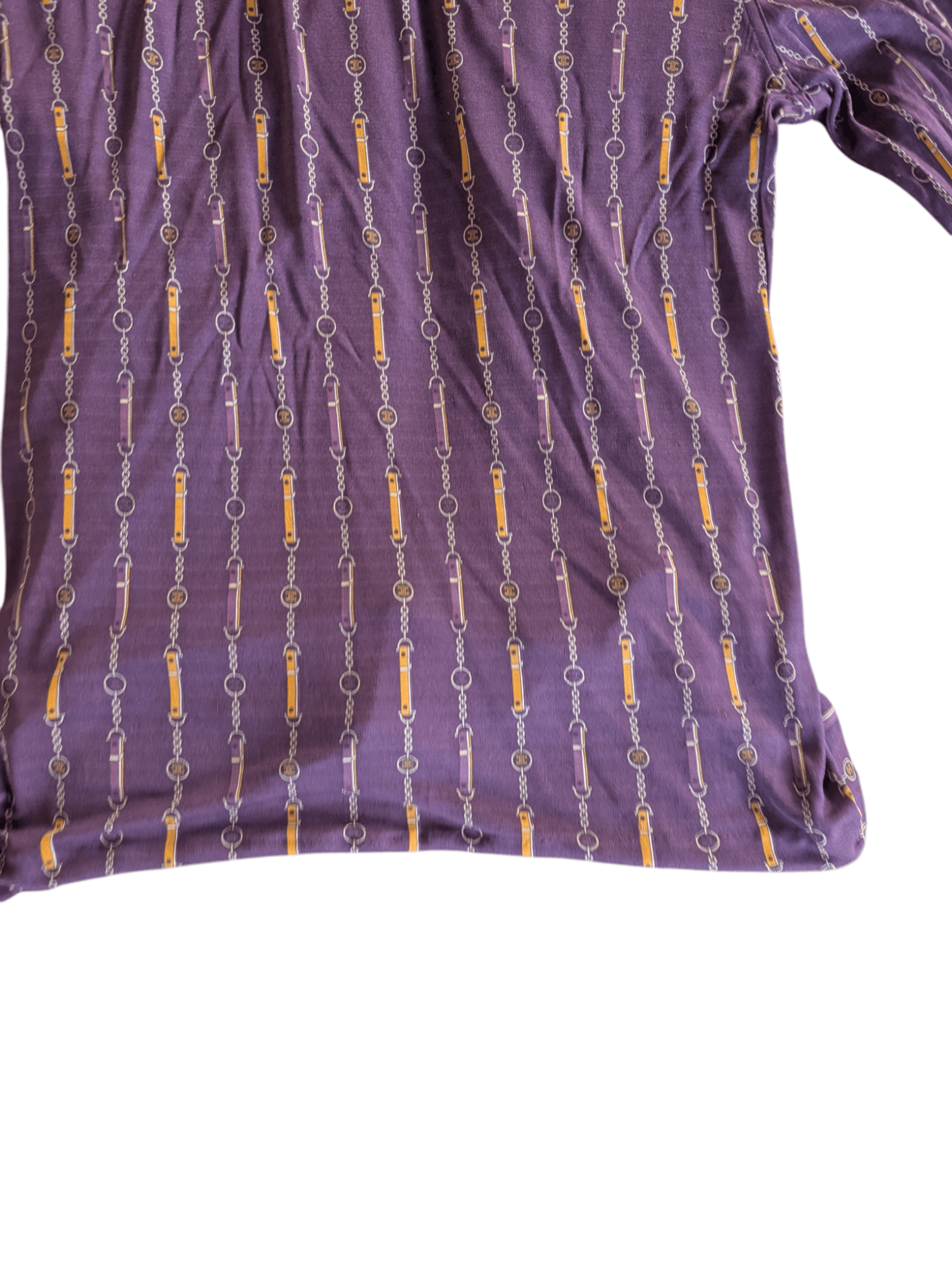 Celine Vintage 70 Celine Italy Silk Button Shirt Size US M / EU 48-50 / 2 - 8 Thumbnail