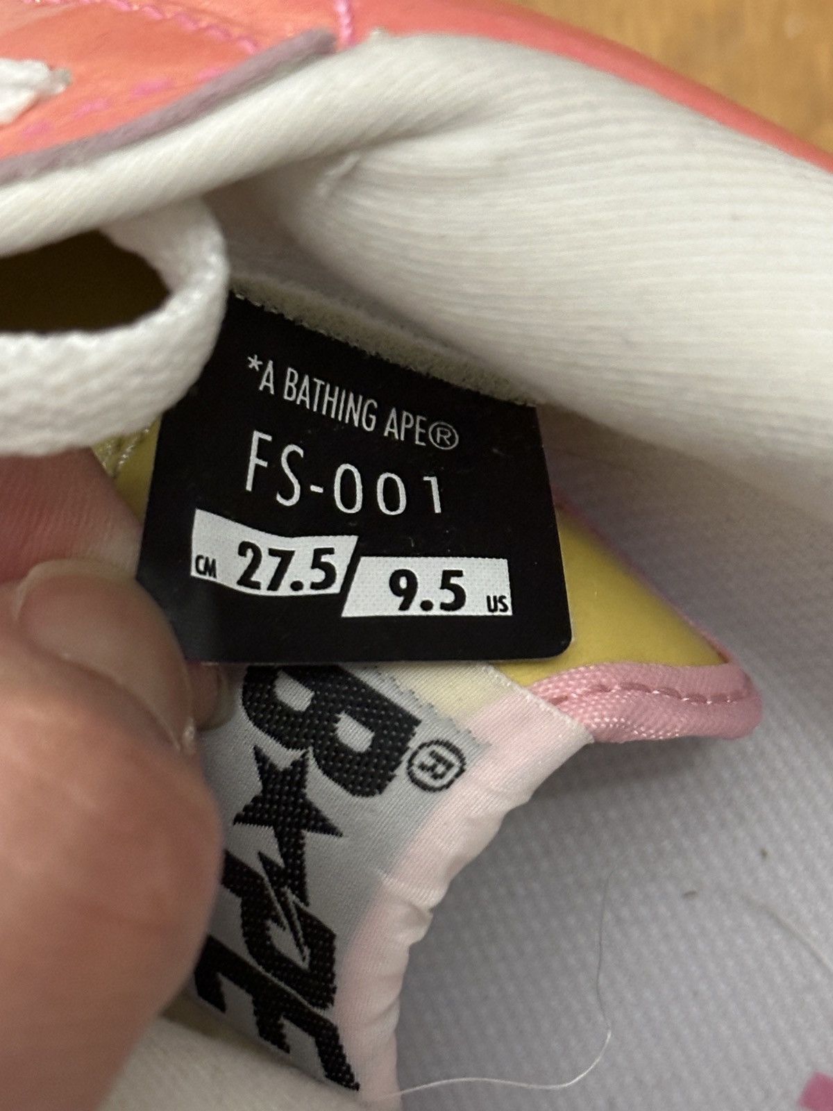 Bape BAPE STA FS-001 GLITTER PINK Size US 9.5 / EU 42-43 - 10 Thumbnail